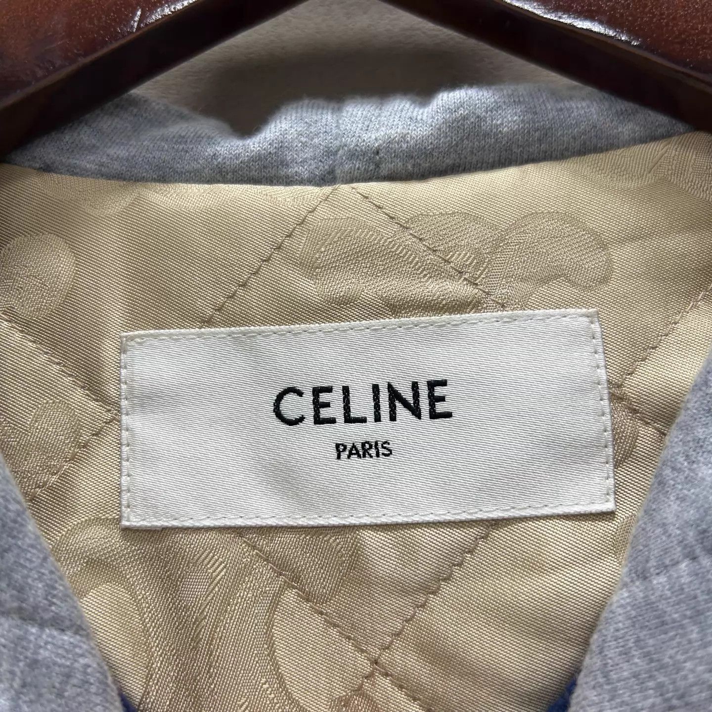 Celine CELINE blue check hooded shirt-jacket new tags 34 Size XXS / US 00 / IT 34 - 3 Thumbnail