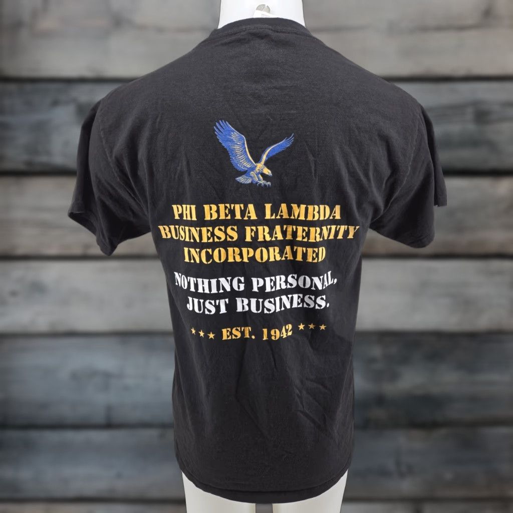 Hanes Hanes Phi Beta Lambda Business Inc T-Shirt Size M Black Crew Neck Short Sleeve Men's Vintage No Size US M / EU 48-50 / 2 - 1 Thumbnail