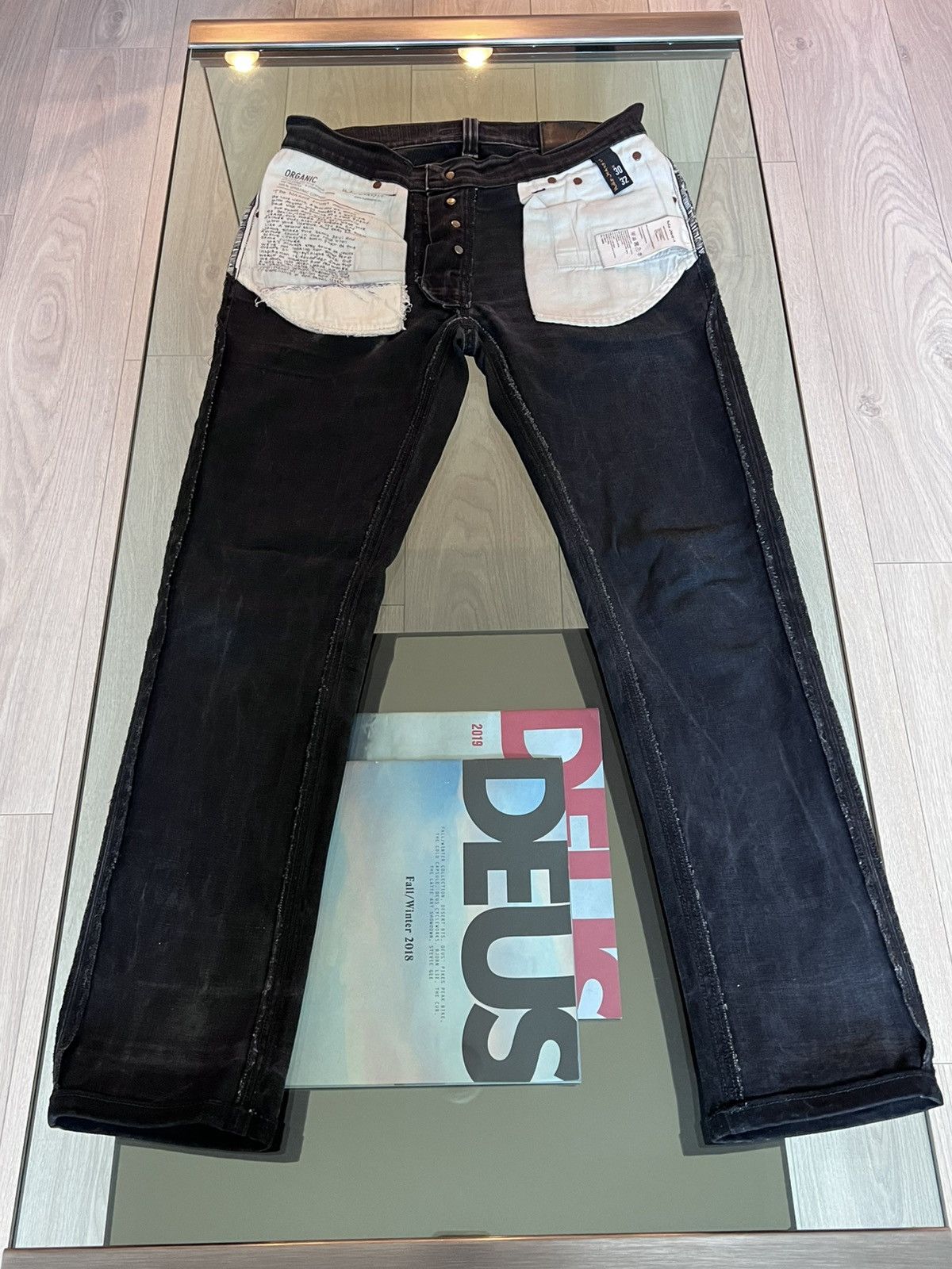 Nudie Jeans Nudie Grim Tim Re-Use Program Denim Jeans Size US 30 / EU 46 - 6 Thumbnail