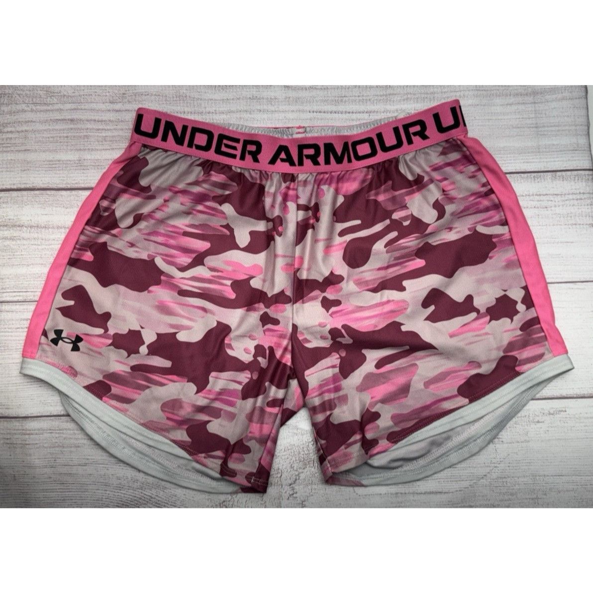 Under Armour UNDER ARMOUR Play Up, 5 Inch Girl's Youth (XL) Shorts Pink C Size 36" / US 14 / IT 50 - 1 Thumbnail