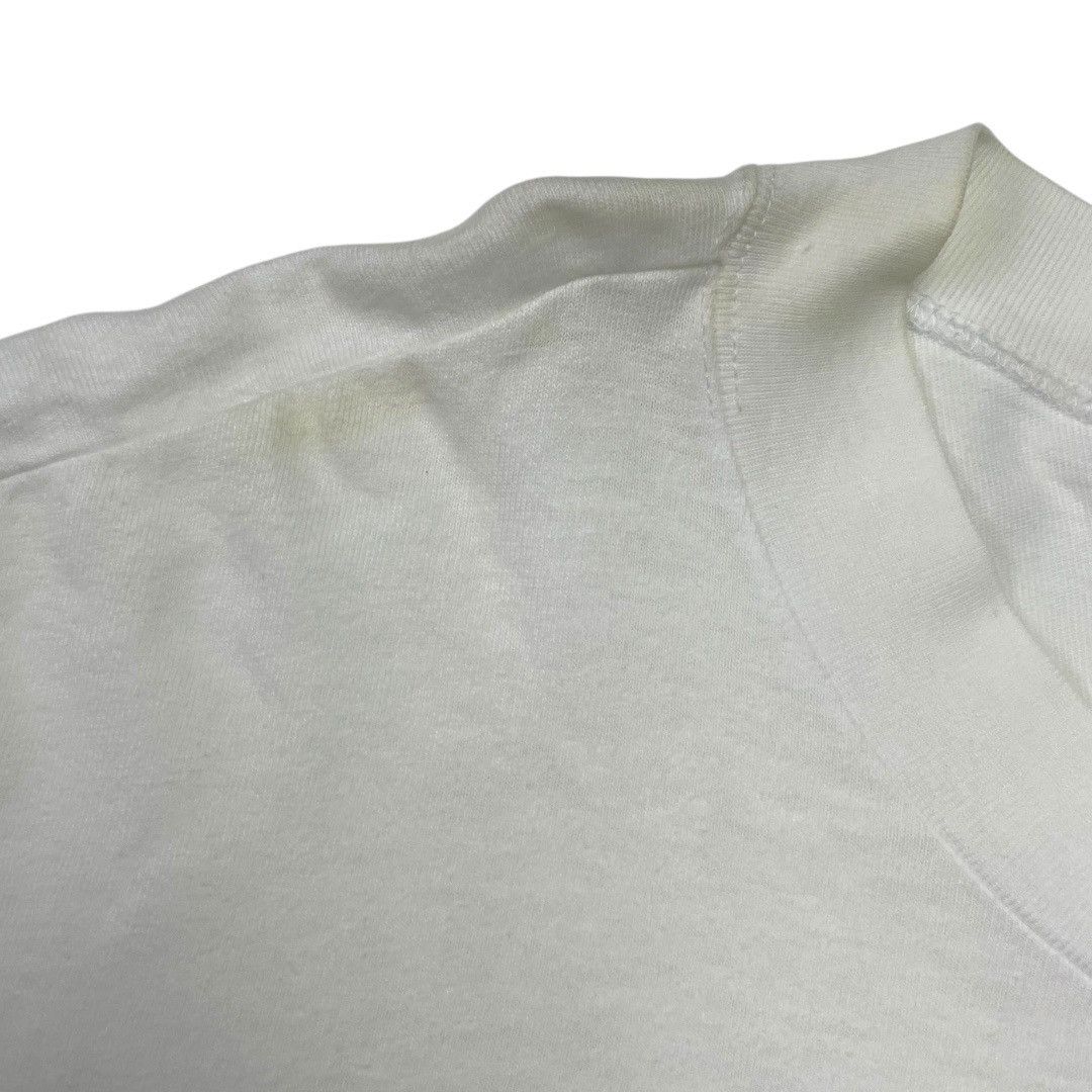 Adidas Vintage 90s Adidas Trefoil T-Shirt White | Made in Japan Size US L / EU 52-54 / 3 - 9 Thumbnail