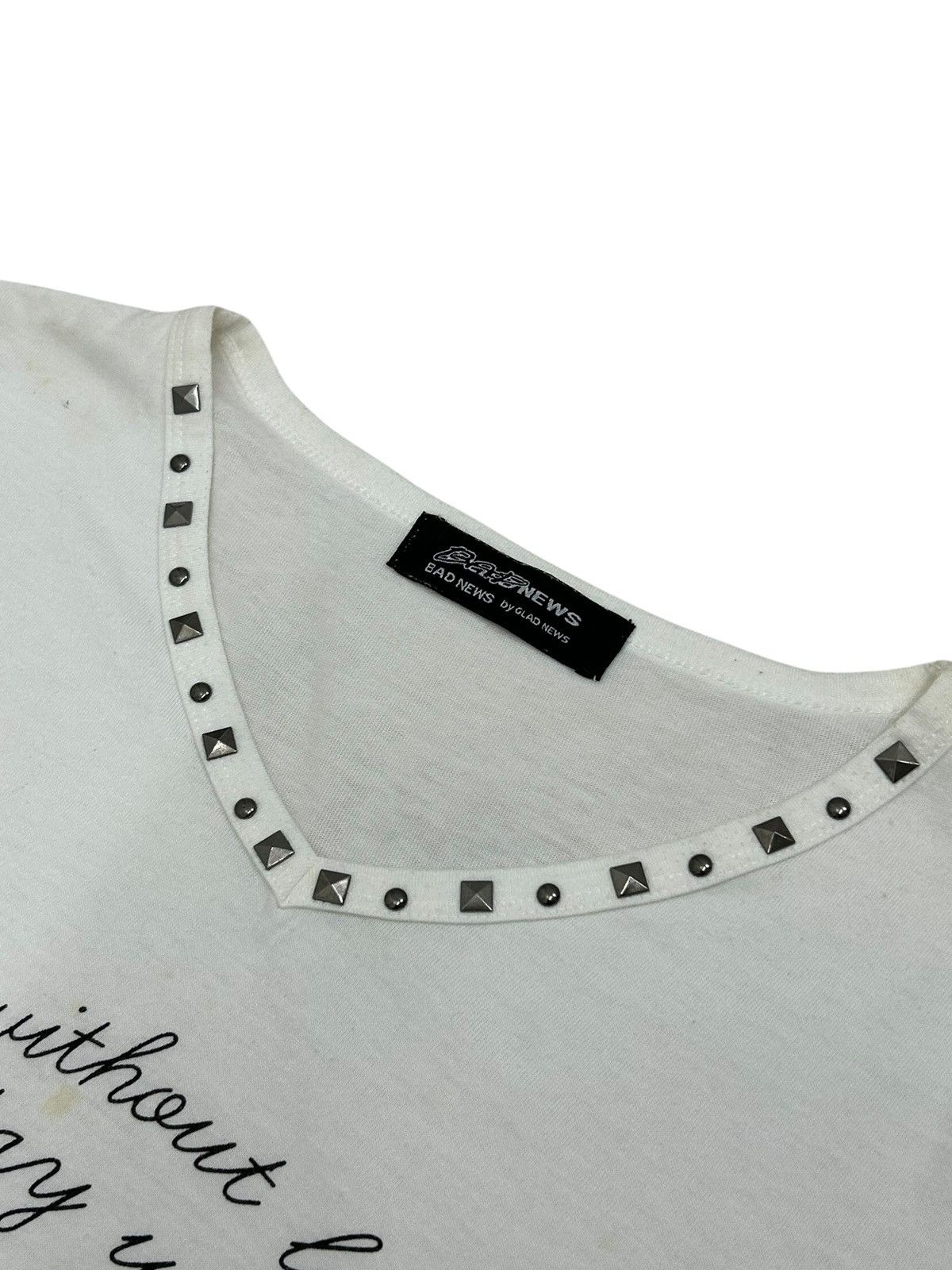 Japanese Brand Bad News Japan Conspiration Illuminati Freemason Studded Size US S / EU 44-46 / 1 - 5 Thumbnail