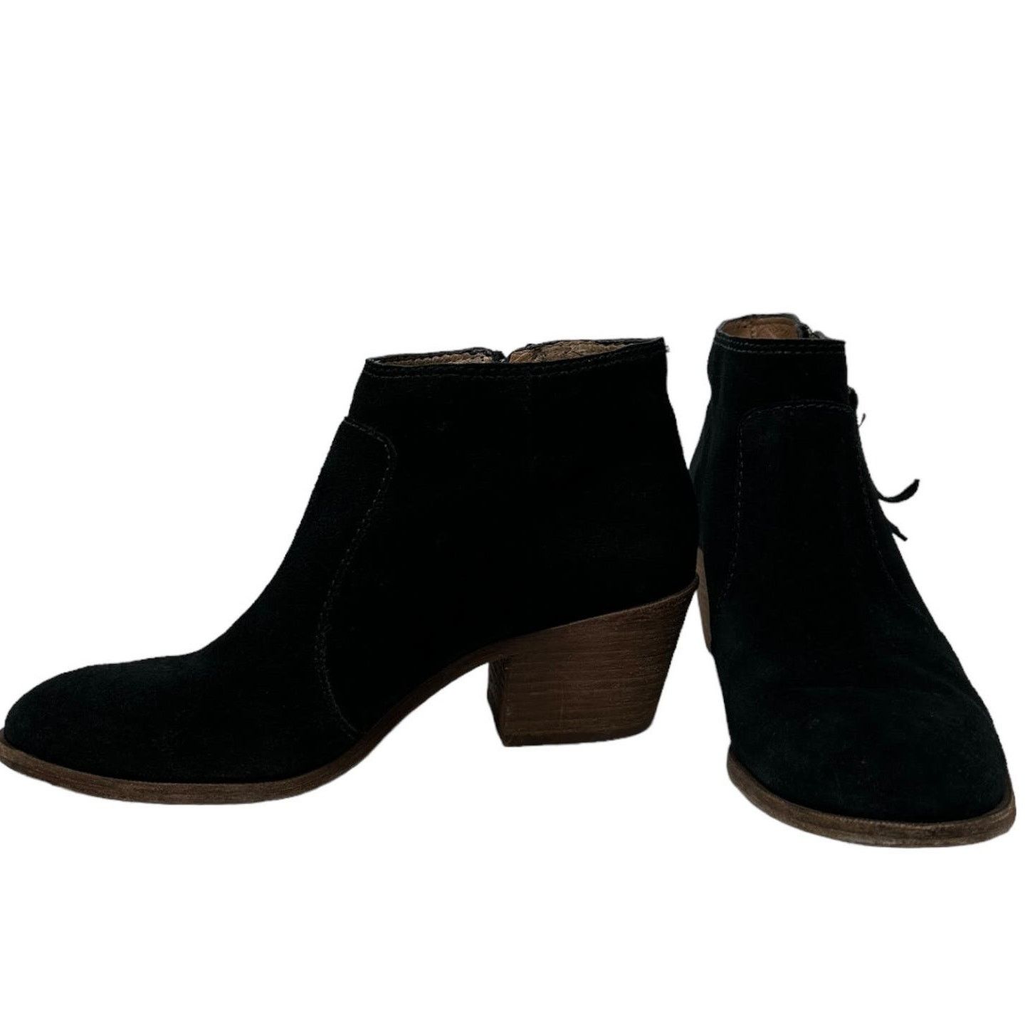Madewell Madewell black suede block heel ankle boots size 10 Size US 10 / IT 40 - 10 Thumbnail