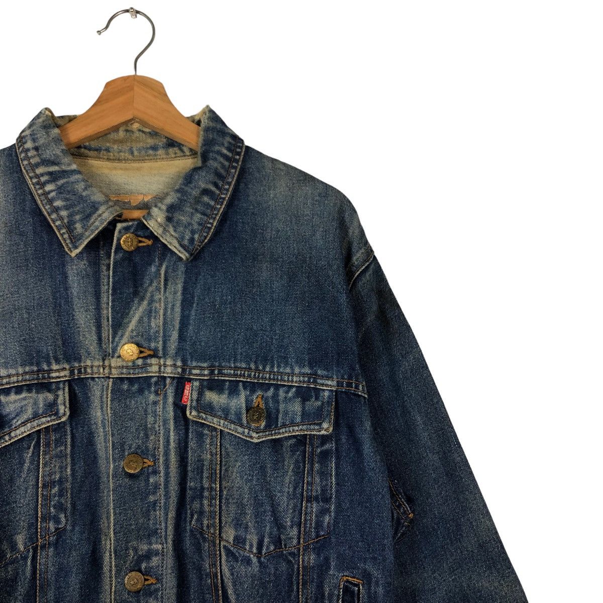 Hysteric Glamour 🔥90’s Vintage Trucker Denim Jacket Biker GMC Japan Size US M / EU 48-50 / 2 - 5 Thumbnail