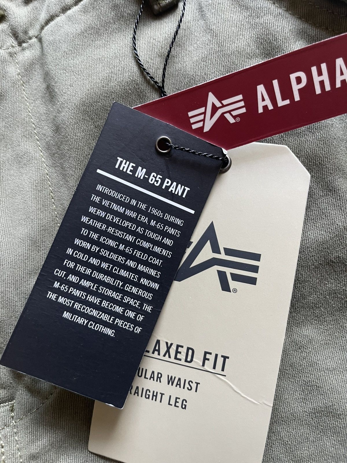 Alpha Industries Alpha industries men’s cargo M 65 pants 32x32 green NWT Size US 32 / EU 48 - 4 Thumbnail