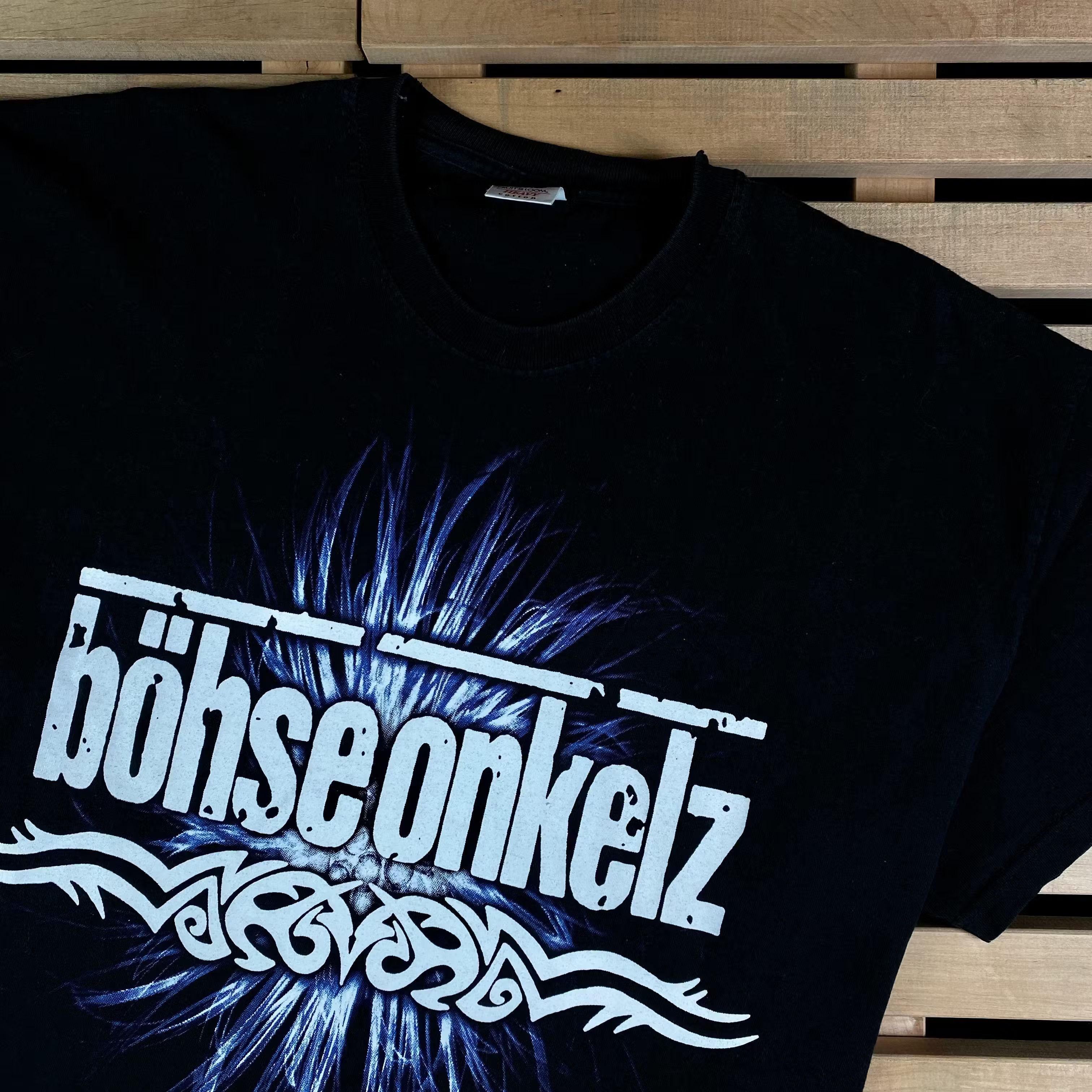Band Tees Mens Vintage T Shirt Bohse Onkelz Size XXL 2XL Size US XXL / EU 58 / 5 - 2 Thumbnail