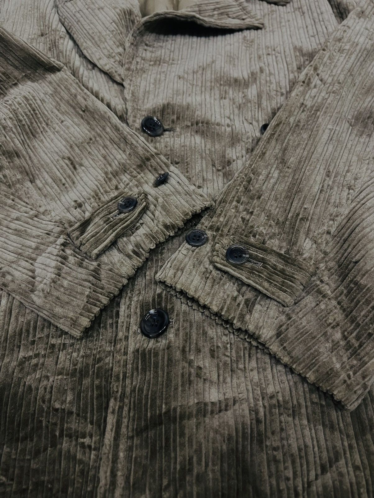 Japanese Brand Lautreamont Men Curduroy Double Breasted Jacket (06) Size US XL / EU 56 / 4 - 4 Thumbnail