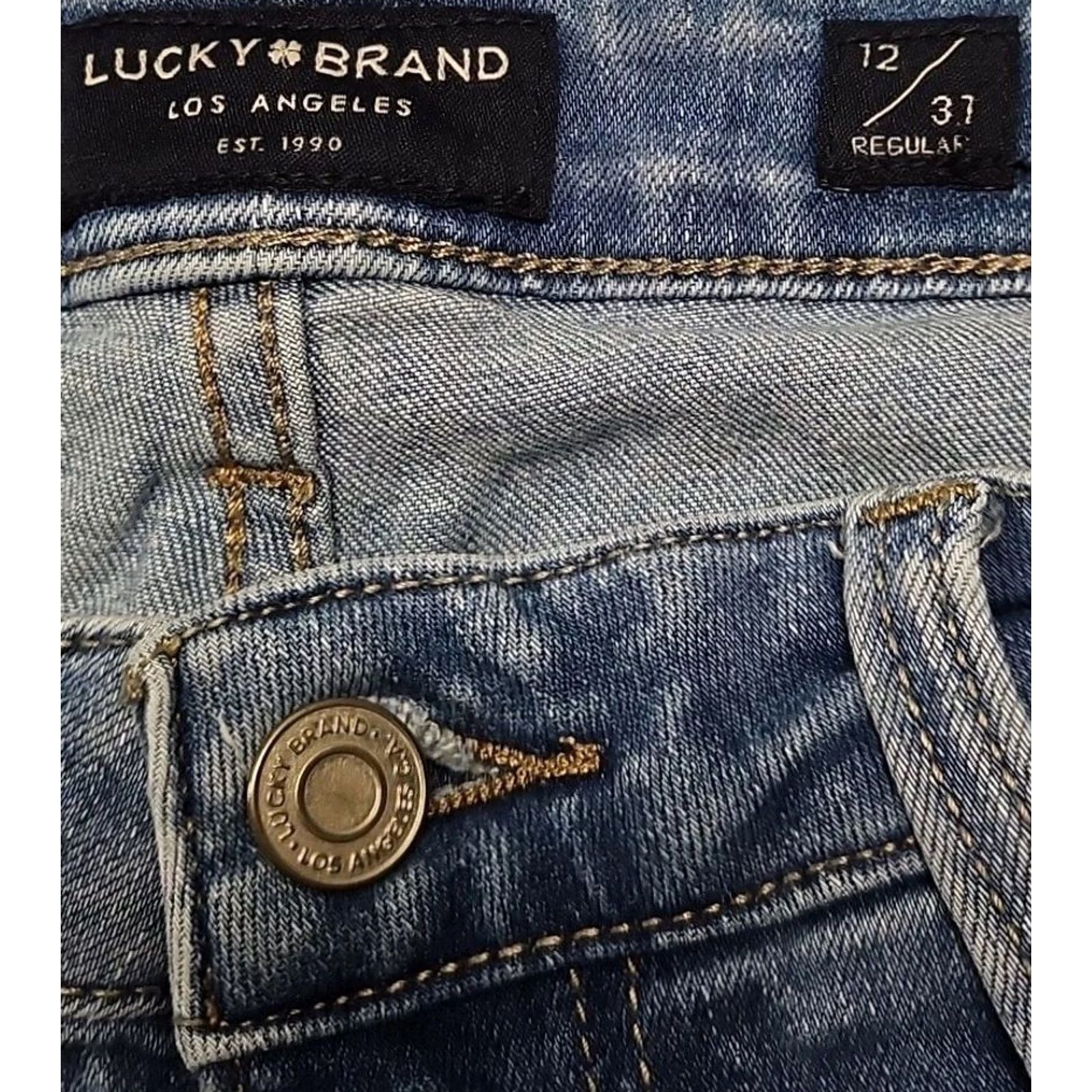 Lucky Brand Lucky Brand Lolita Skinny Jeans Women’s 12 Low Rise Stretch Denim Blue 31R Jeans Women Size 34" / US 12 / IT 48 - 7 Thumbnail