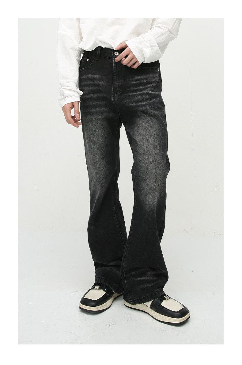Japanese Brand × Jean Men's loose distressed washed flared jeans Size US 32 / EU 48 - 3 Thumbnail