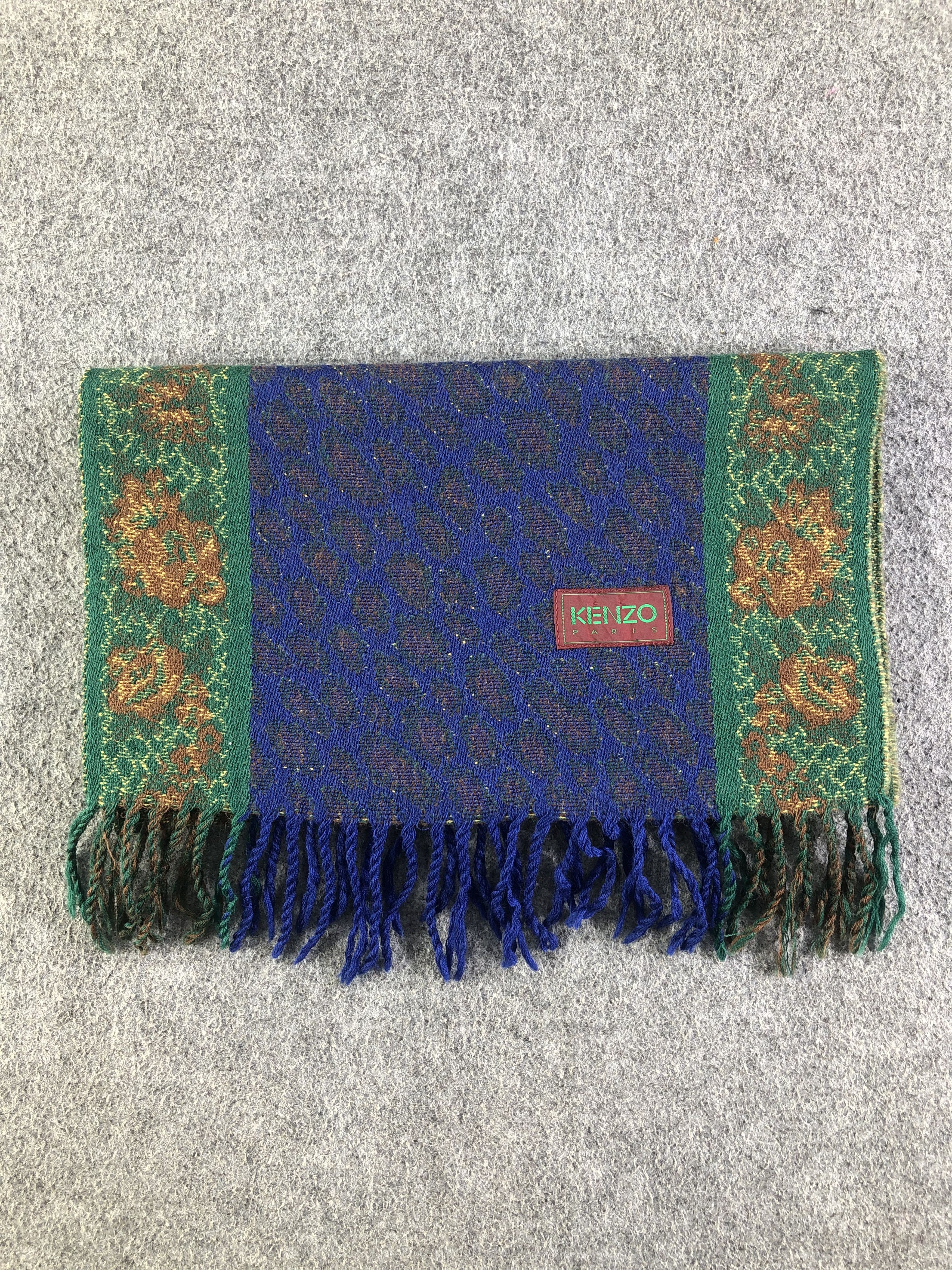 Kenzo Kenzo Wool Scarf / Muffler / Neckwear SS1280 Size ONE SIZE - 6 Thumbnail