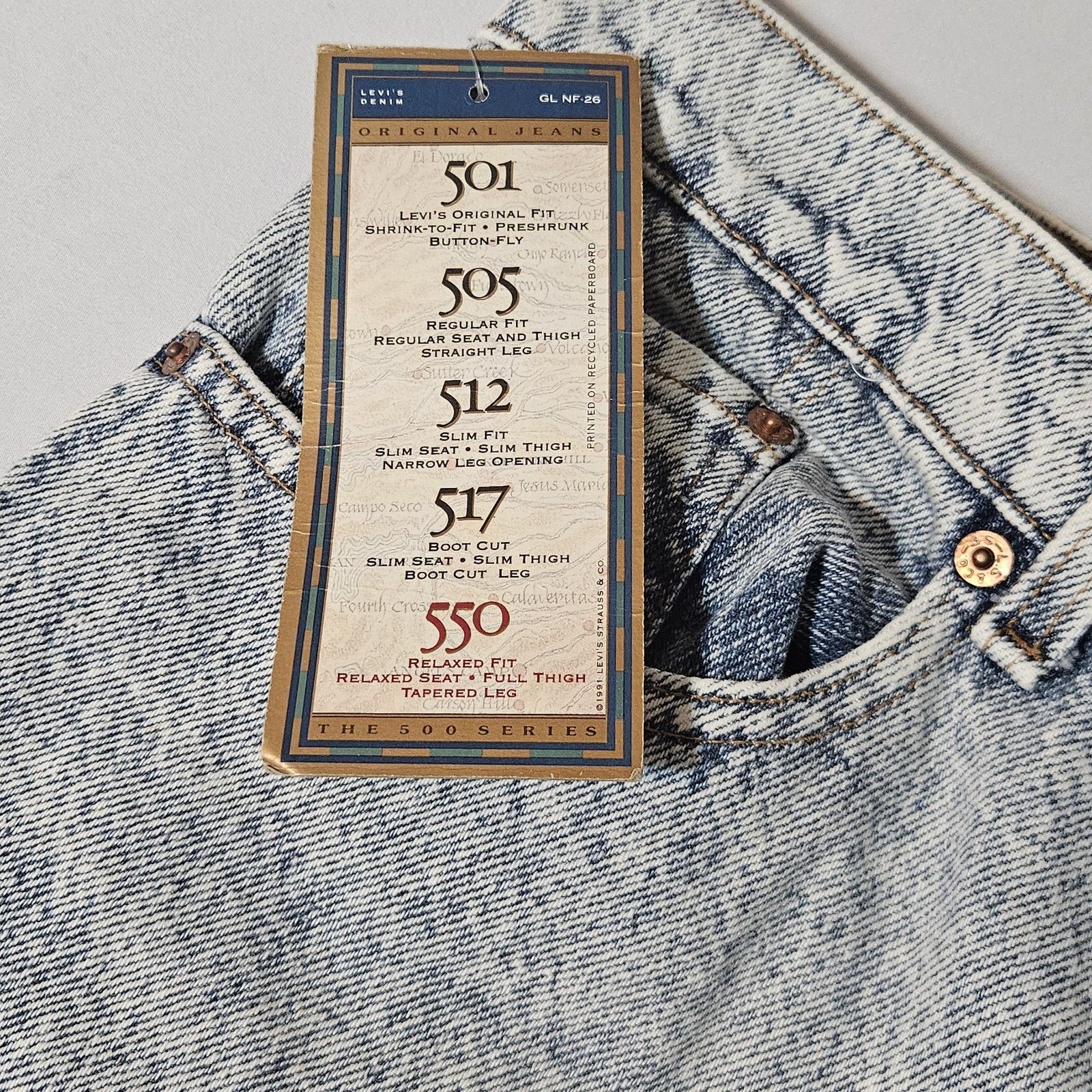Levi's NWT Levi’s 550 Relaxed VTG '81 Men's Jeans 40x32 STONE WASH Size US 40 / EU 56 - 12 Thumbnail