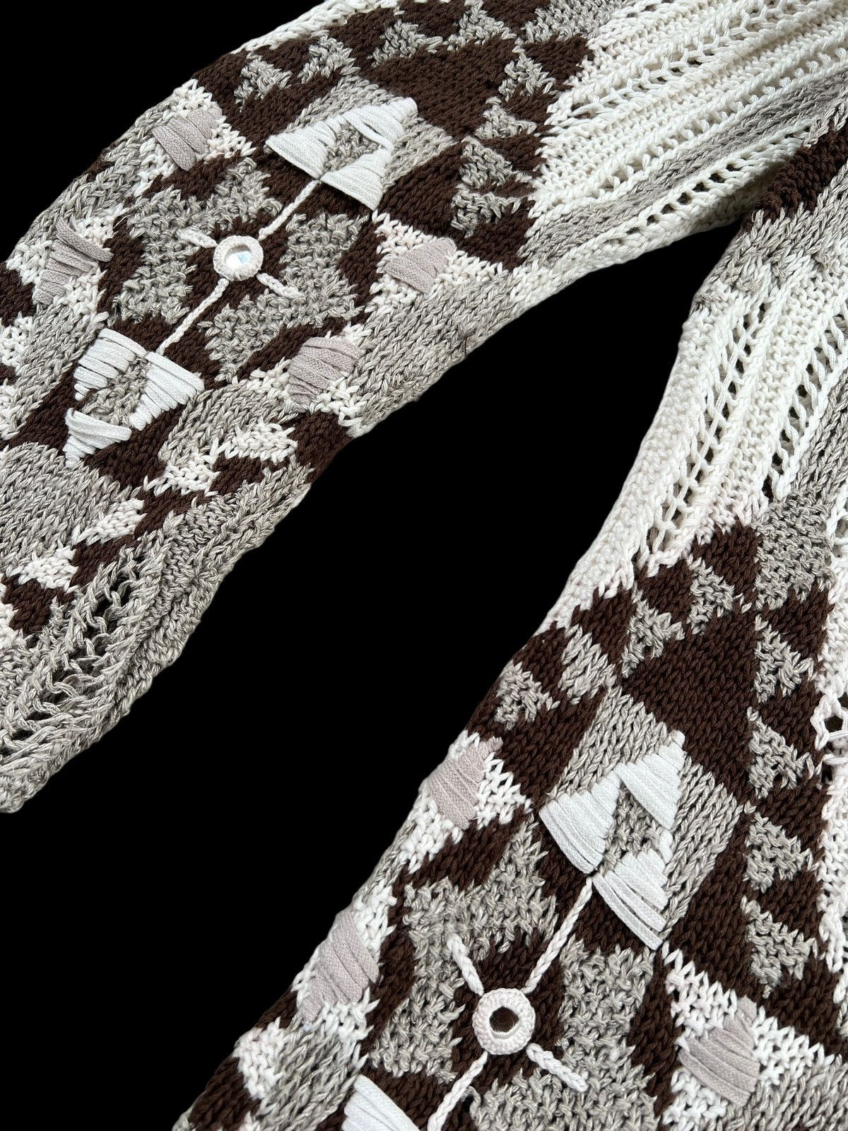 Designer × Japanese Brand × Yoshiyuki Konishi 1990 Ficce Yoshiyuki Konishi Handknit Oversized Sweater Size US XL / EU 56 / 4 - 6 Thumbnail