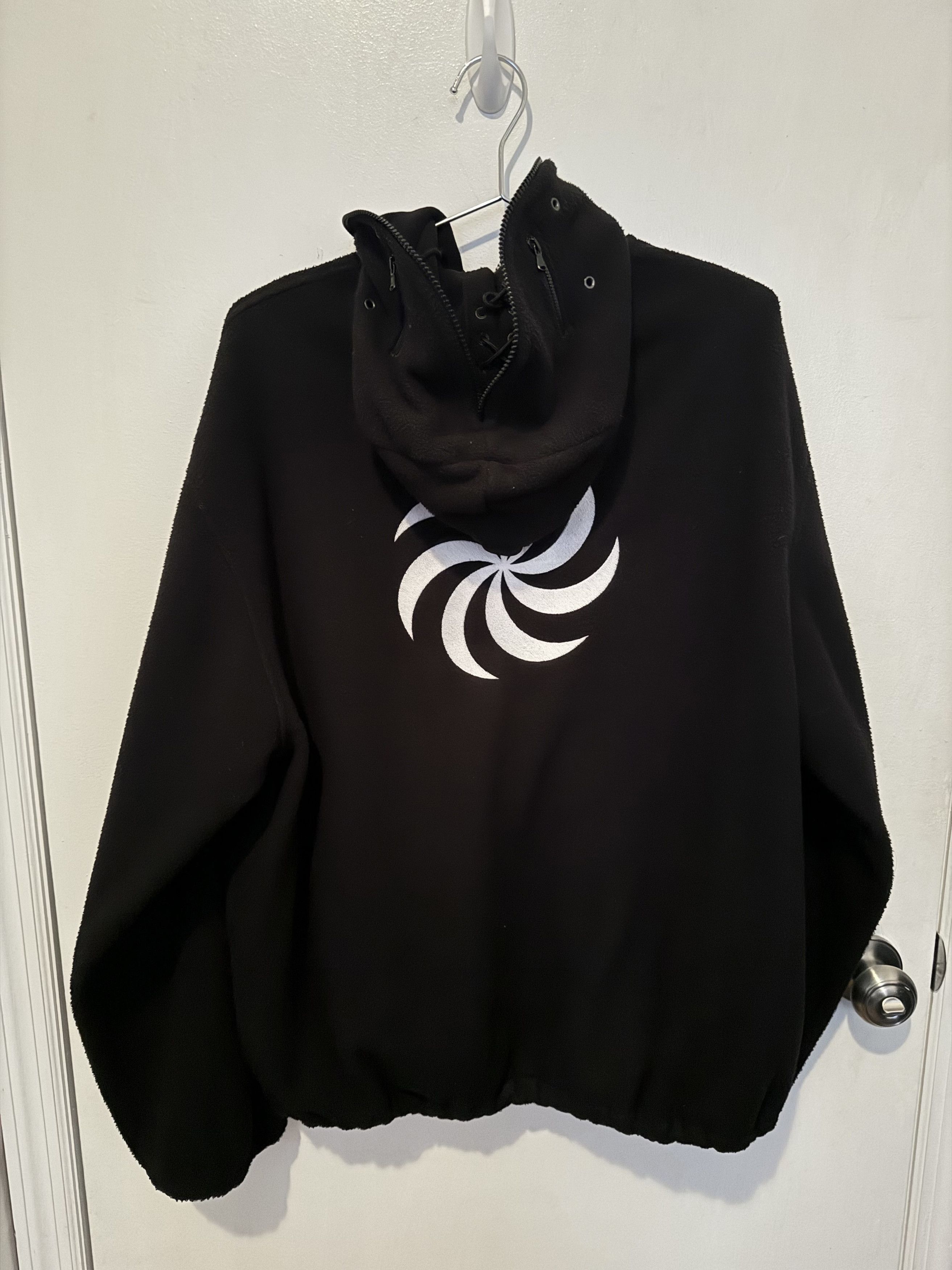 Vetements Vetements SS 19 Gimp Mask Fleece Zip-Up Hoodie Size US L / EU 52-54 / 3 - 3 Thumbnail