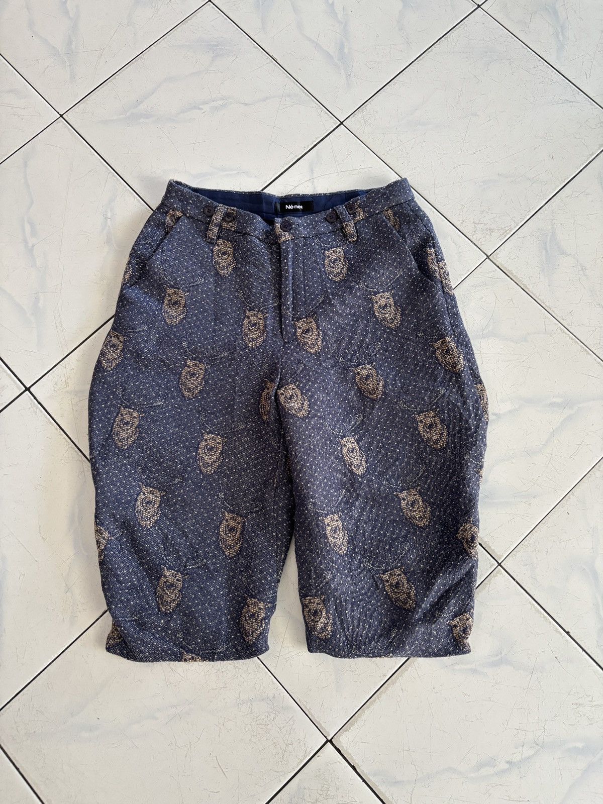 Japanese Brand 🔥Rare item!! Jacquard Ne-Net minimalis deer head Size US 28 / EU 44 - 4 Thumbnail