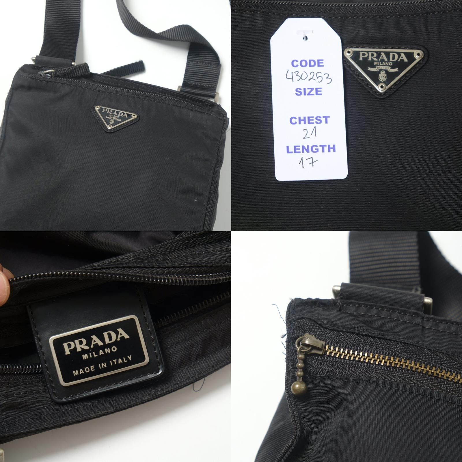 Prada Prada Nylon Shoulder Crossbody Bag Vintage Size ONE SIZE - 3 Thumbnail