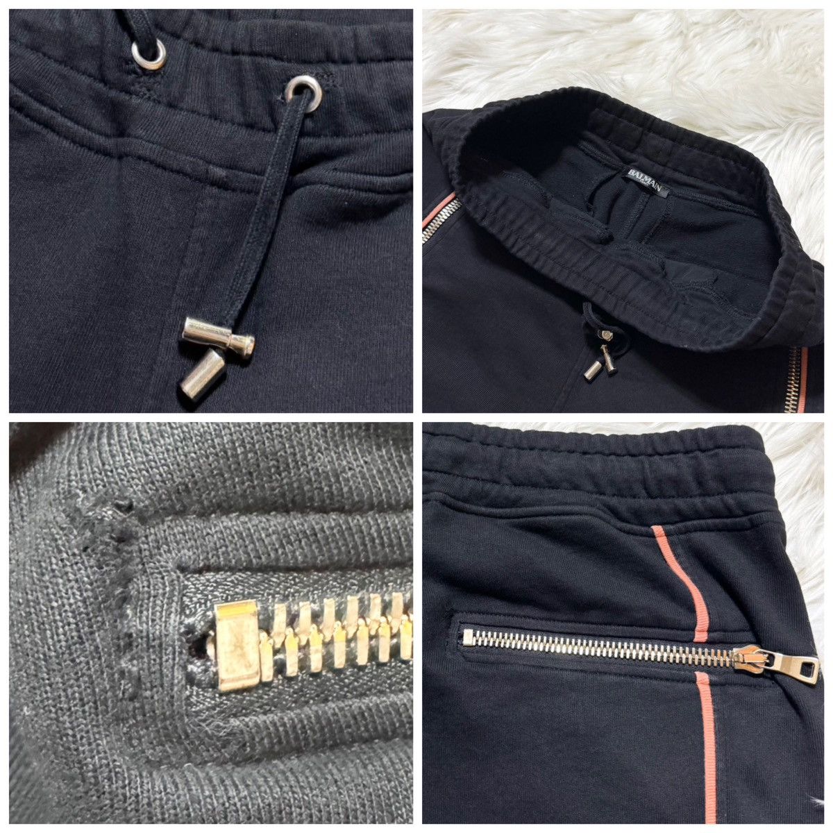 Balmain Balmain Homme Color-blocked Biker Sweatpants Size US 29 - 16 Thumbnail