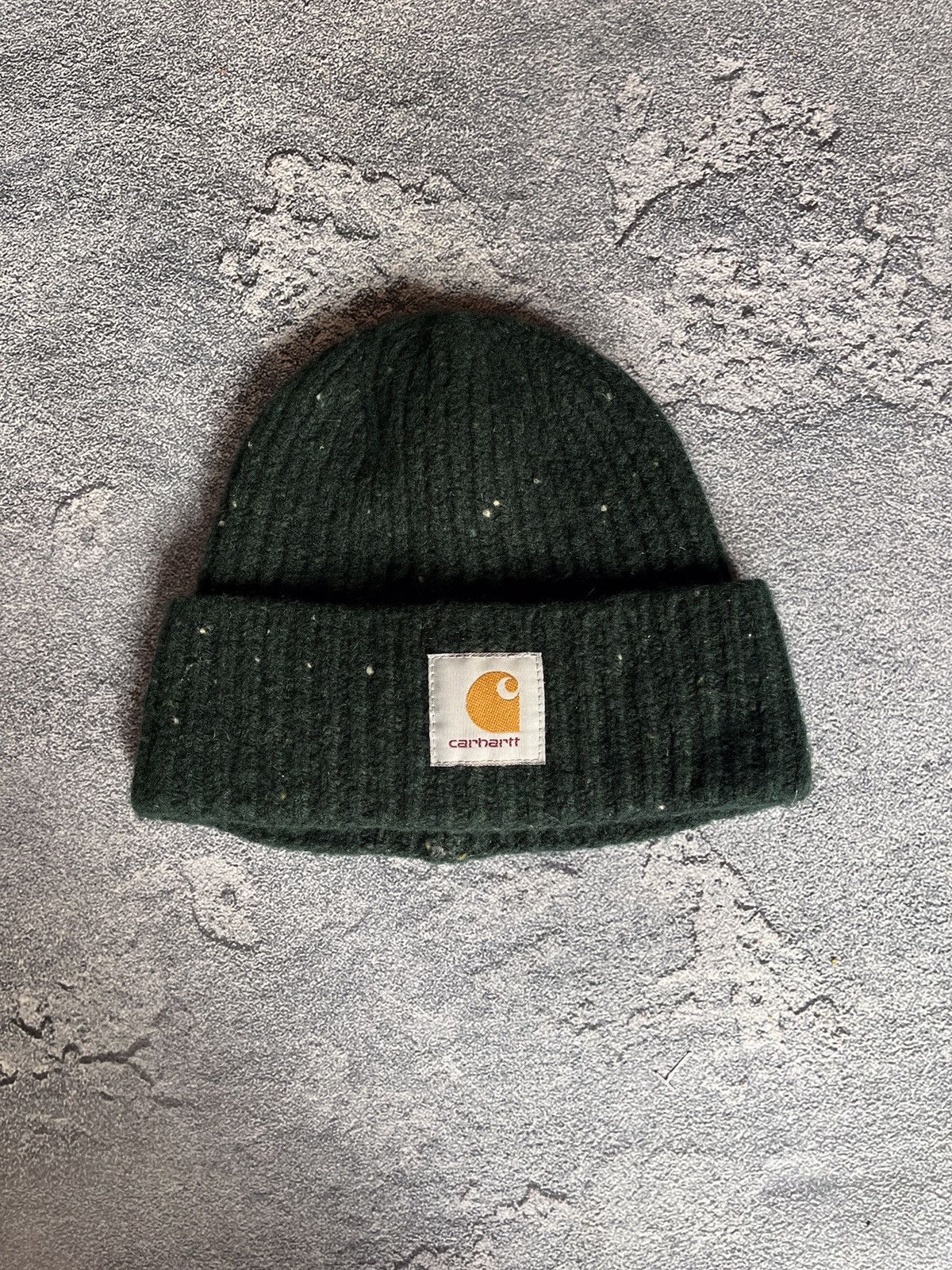 Carhartt × Carhartt Wip Carhartt Anglistic Beanie Wool Hat Cap Size ONE SIZE - 1 Thumbnail