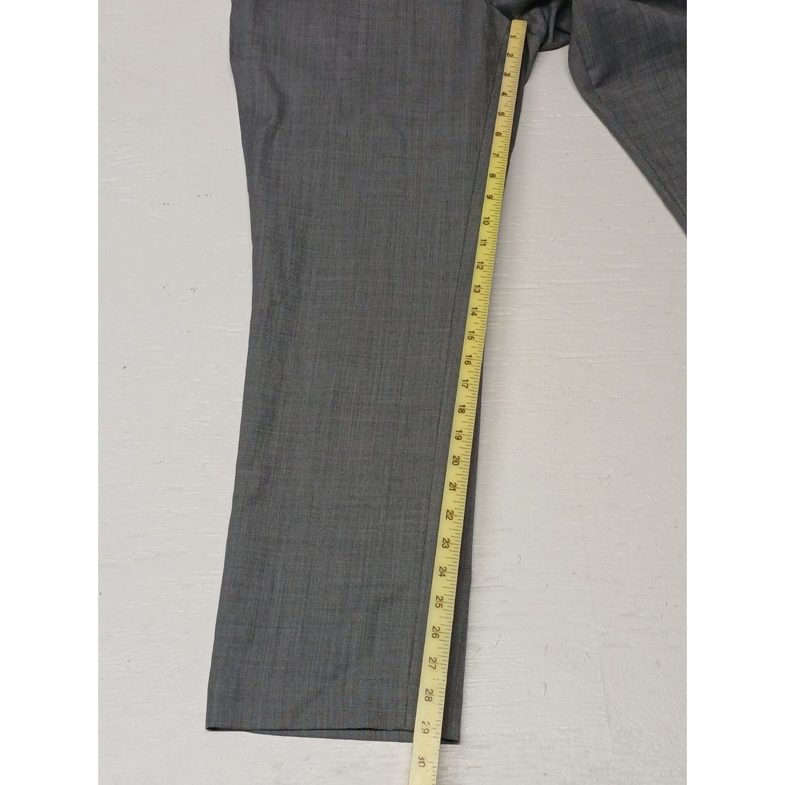 Kenneth Cole Kenneth Cole (36x30) Gray Comfort Casual Fit Dress Pants Size US 36 / EU 52 - 3 Thumbnail