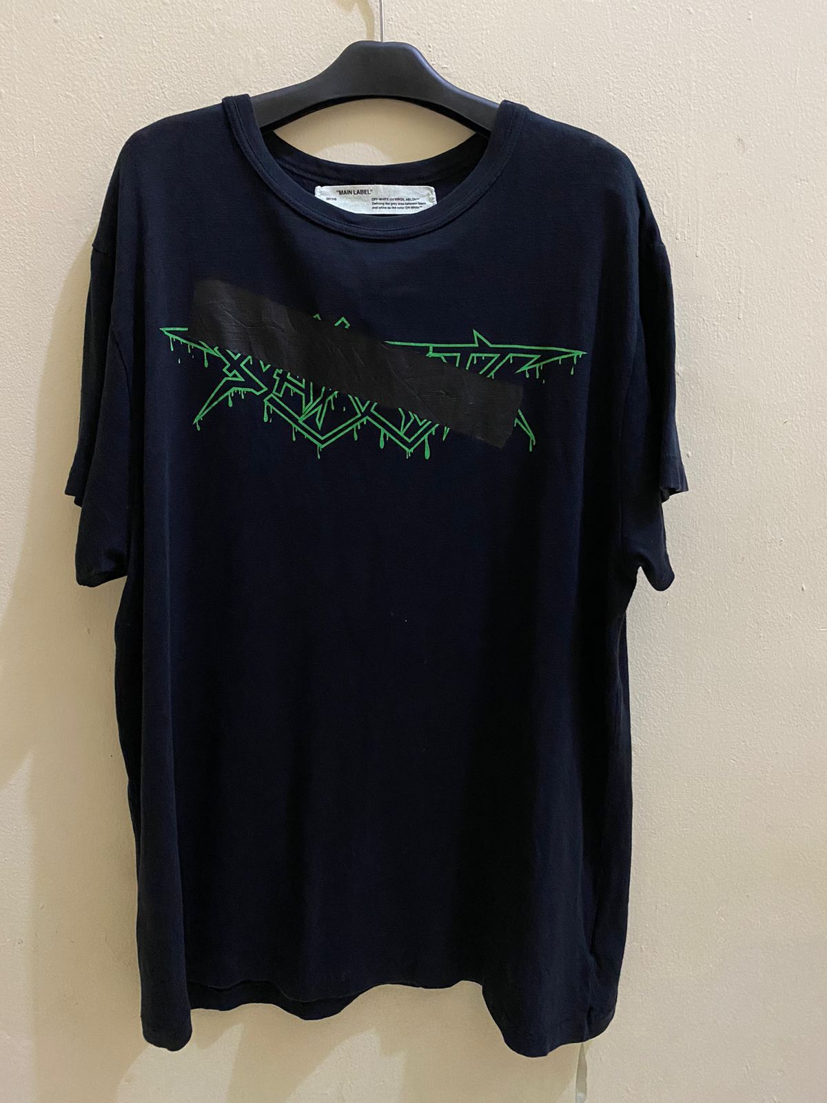 image of Off White Rock Mirror in Black, Men's (Size Medium)