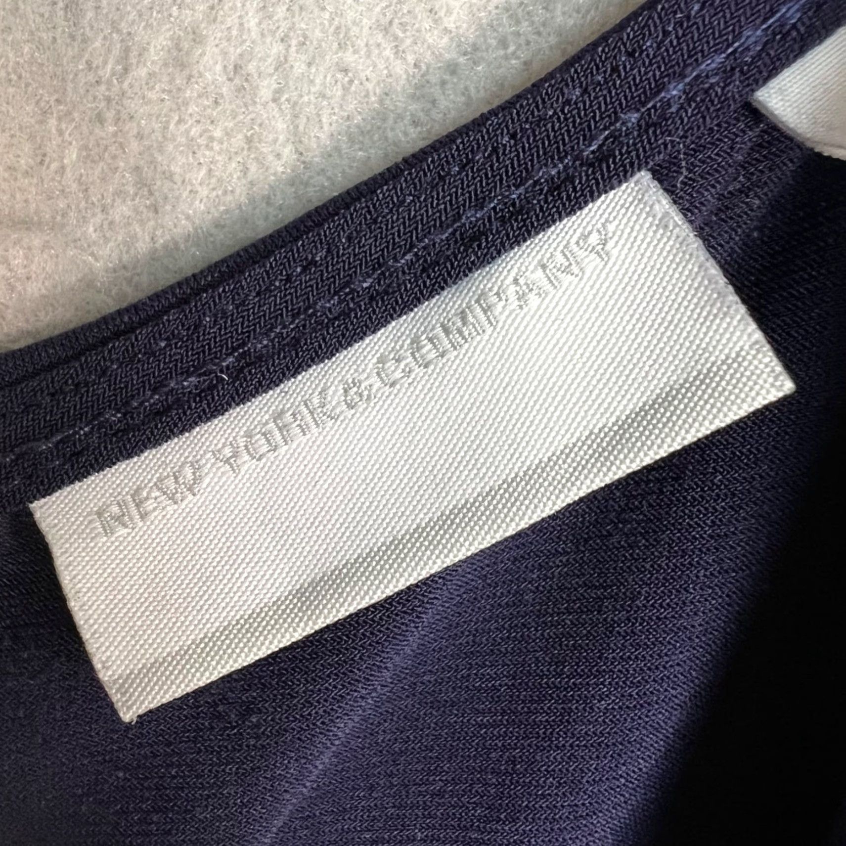 Vintage New York & Company Womens XS Navy Blue Sleeveless Jumpsuit Polyester Blend Size 26" / US 2 / IT 38 - 3 Thumbnail