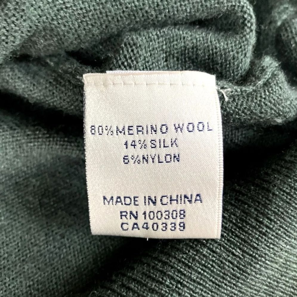 Peter Millar Peter Millar Sweater Mens M Merino Wool Green V Neck Pullover Knit Soft Preppy Shirt? Size US M / EU 48-50 / 2 - 7 Thumbnail