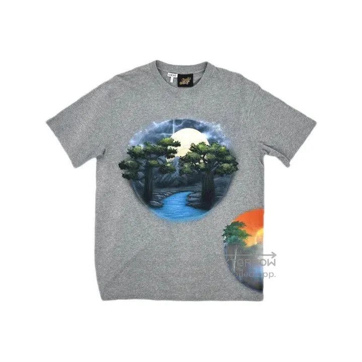 Loewe Loewe FW21 Graphic Print Short Sleeve T. Size US M / EU 48-50 / 2 - 2 Thumbnail
