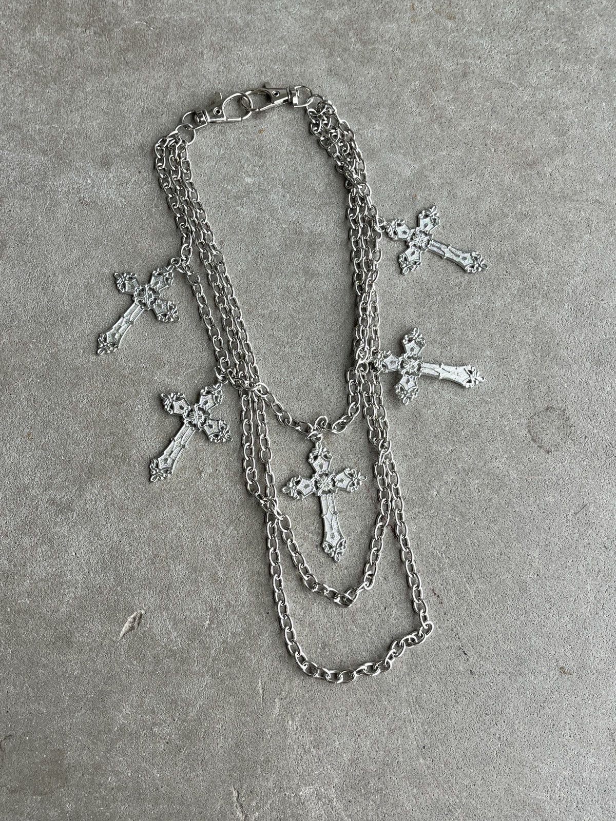 Other Avant Garde Chrome Cross Chain (unisex) Size ONE SIZE - 1 Thumbnail