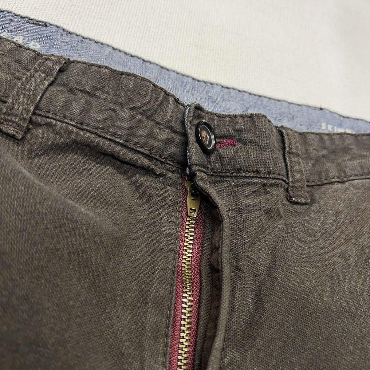 Bullhead Denim Co. Bullhead Pants Brown Skinny Straight Denim Co Cotton Skate Size US 34 / EU 50 - 10 Thumbnail