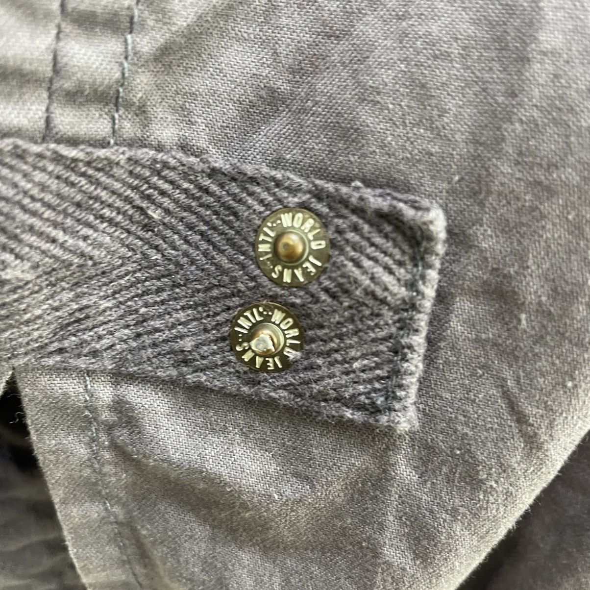 Vintage 💥Japanese Brand World Jeans Parka Fishtail Jacket Size US M / EU 48-50 / 2 - 6 Thumbnail