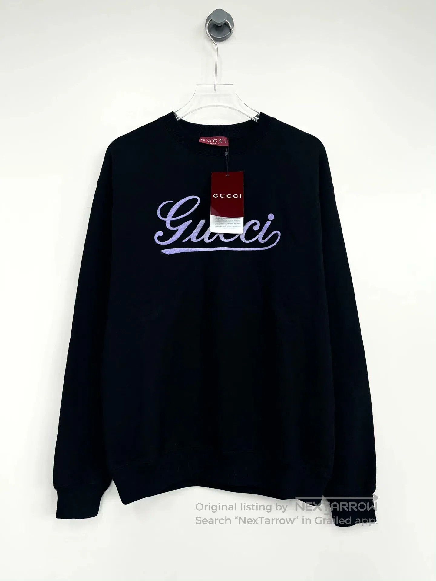 Gucci Gucci Black Logo Sweatshirt Size S. Size US S / EU 44-46 / 1 - 1 Thumbnail