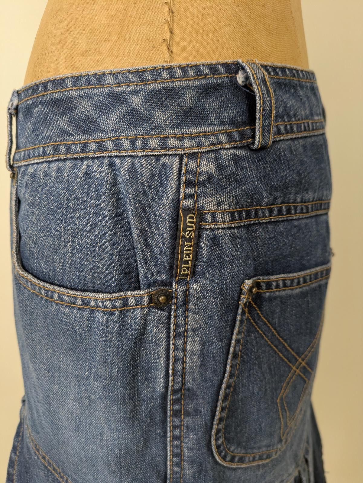 Other Y2K Plein Sud fringe denim skirt Size 28" / US 6 / IT 42 - 7 Thumbnail