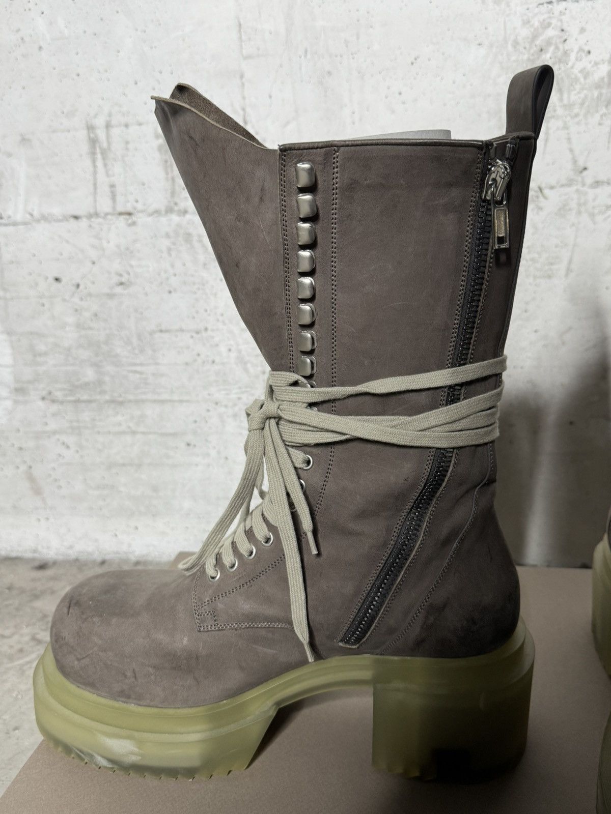 Rick Owens Rick Owens Army bogun 44 UK10.5 Sample 1/1 mega laced Size US 10.5 / EU 43-44 - 9 Thumbnail