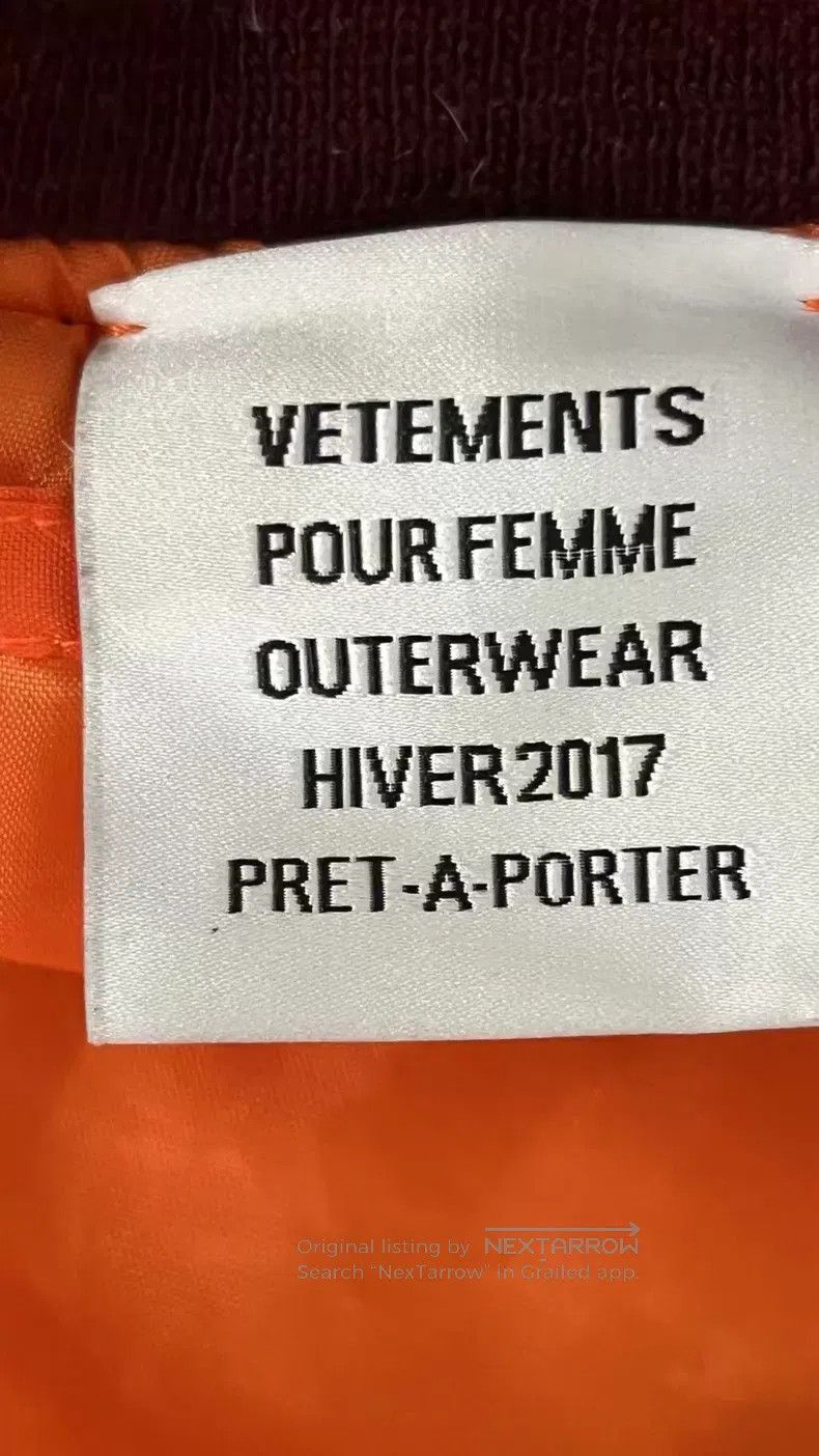 Vetements VETEMENTS Burgundy Jacket Puffer Coat Size US XL / EU 56 / 4 - 3 Thumbnail