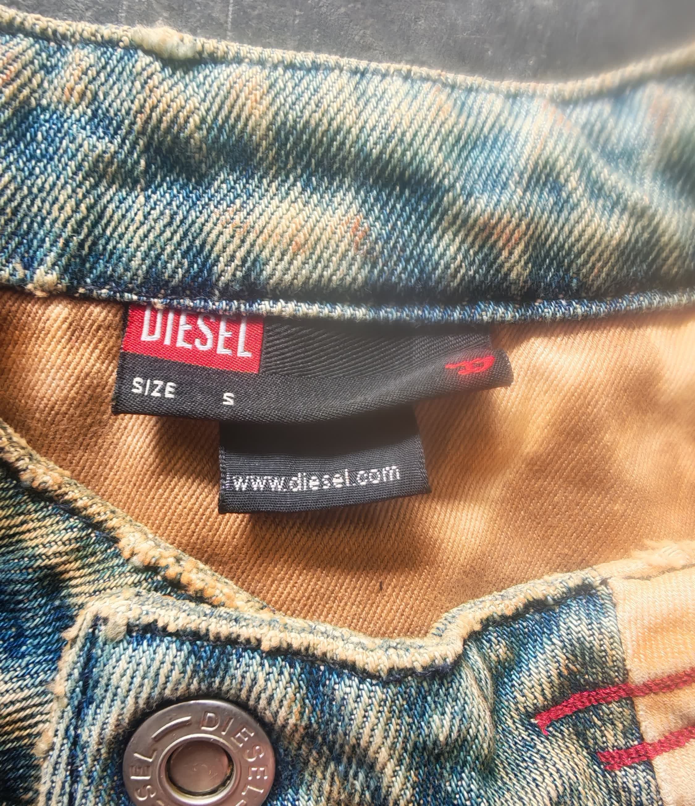 Diesel Diesel Made In Italy Denim Biker Jacket Vintage Y2K Size US S / EU 44-46 / 1 - 6 Thumbnail