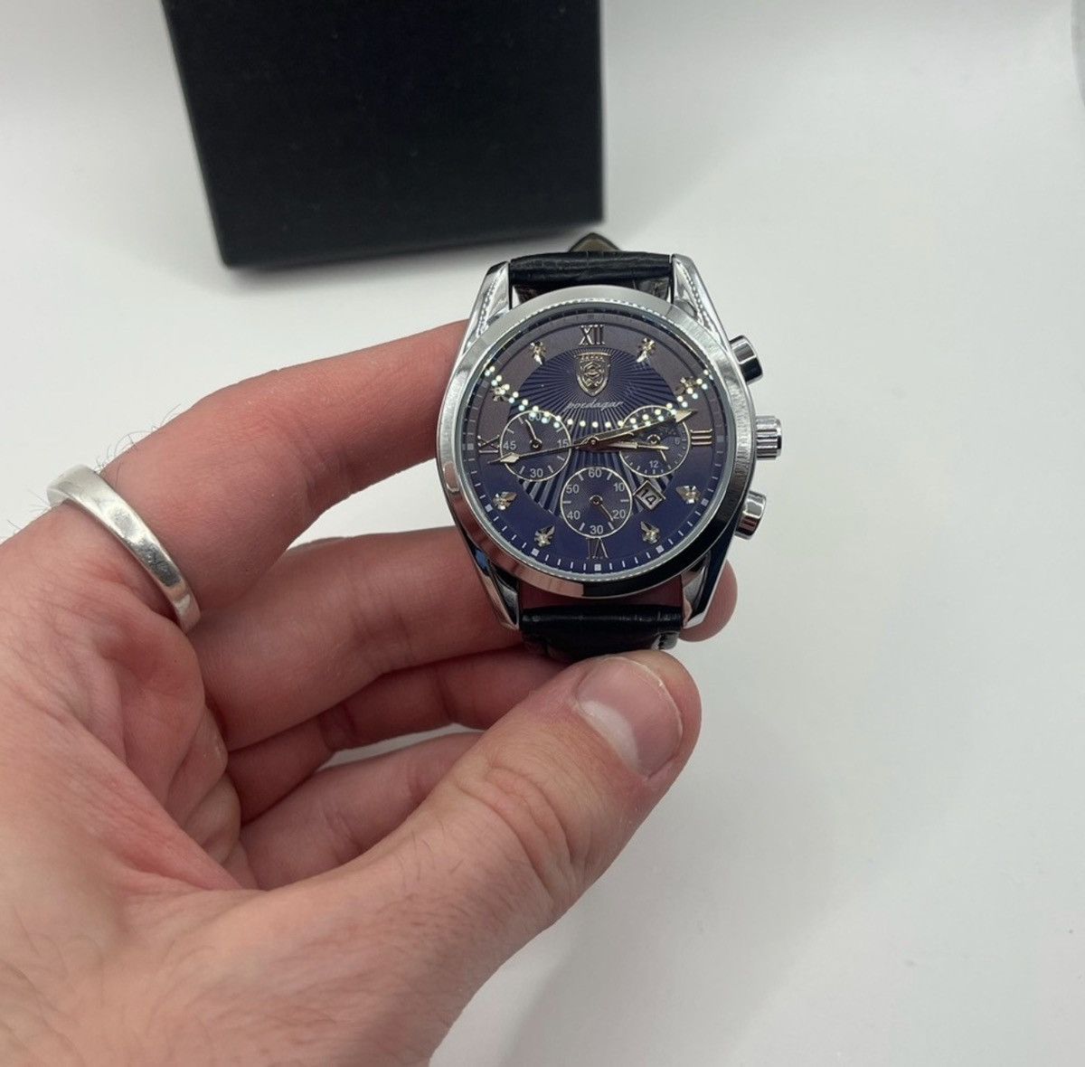 Other Poedagar Black Leather Watch Size ONE SIZE - 4 Thumbnail