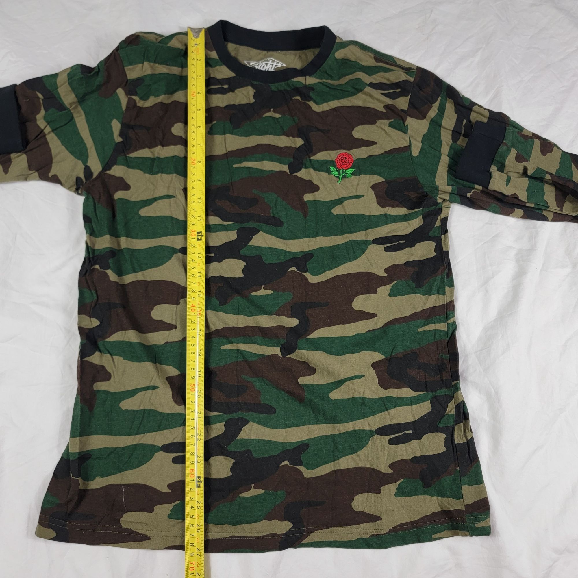 Eighty Eight Eighty Eight Mens Large Green Brown Camouflage Long Sleeve S Size US L / EU 52-54 / 3 - 7 Thumbnail