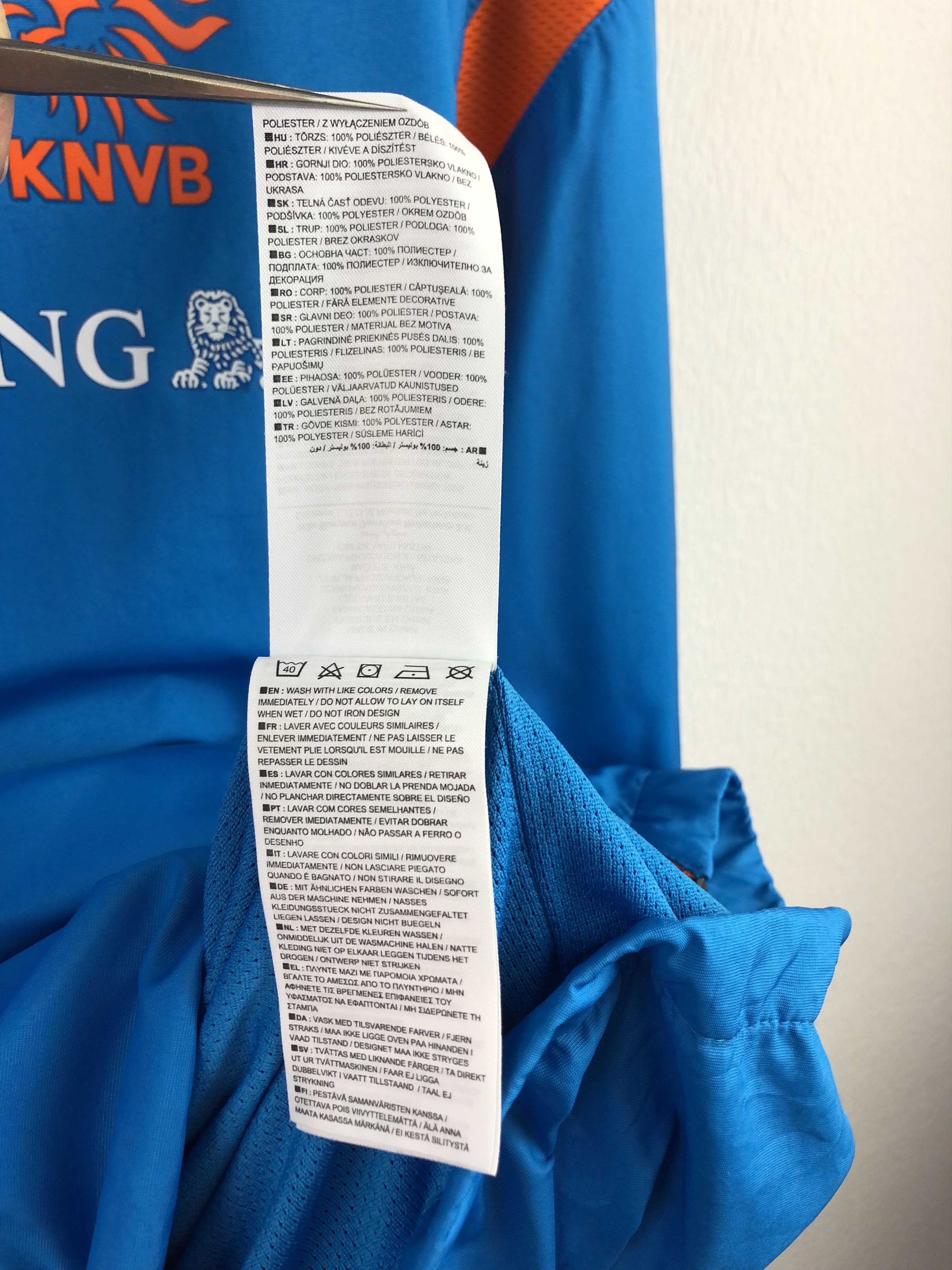 Nike Netherlands Holland Football Jacket Track Top Windbreaker Size US XL / EU 56 / 4 - 11 Thumbnail