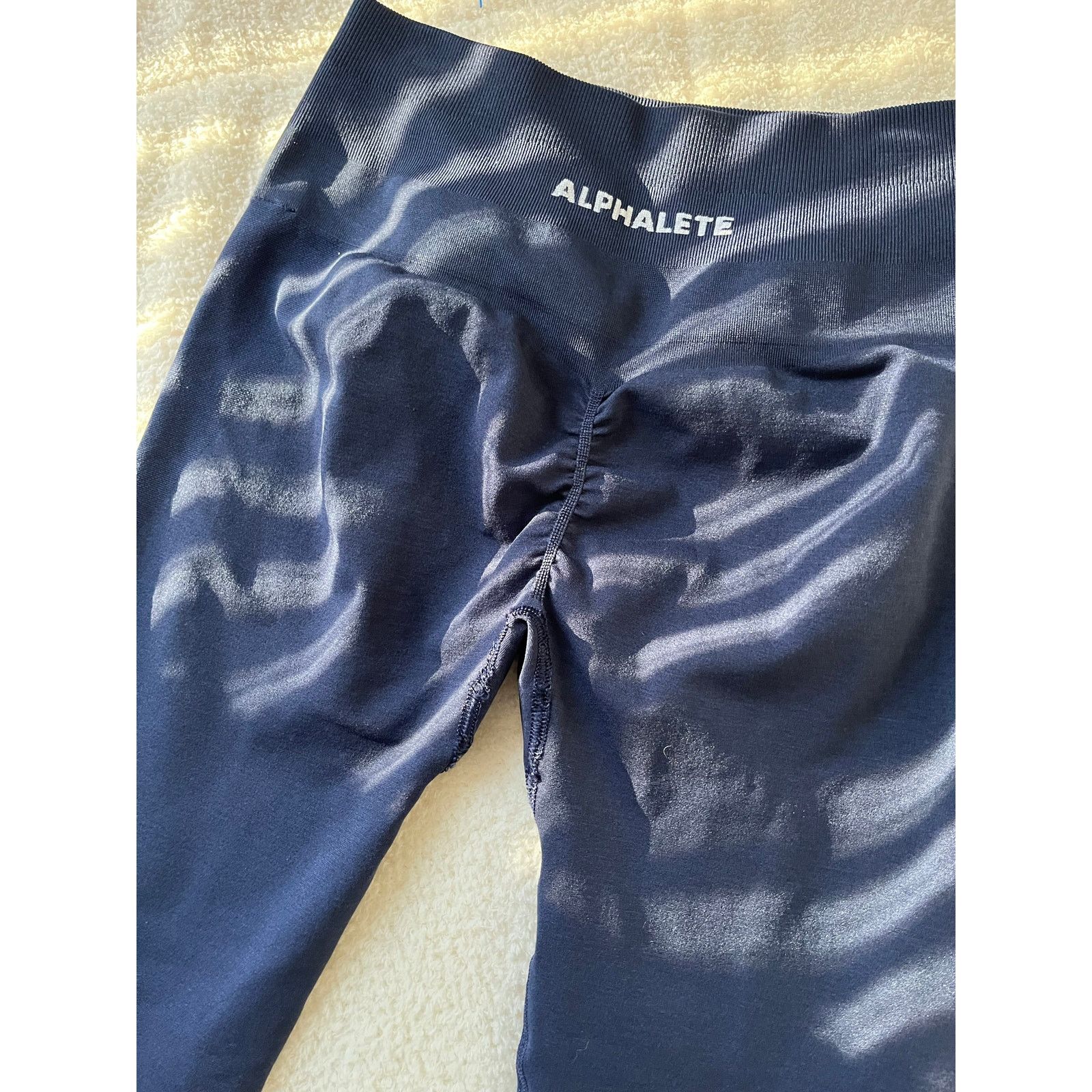 & Other Stories Alphalete Medium Amplify Leggings Ture Indigo Blue Compress Size 28" / US 6 / IT 42 - 1 Thumbnail