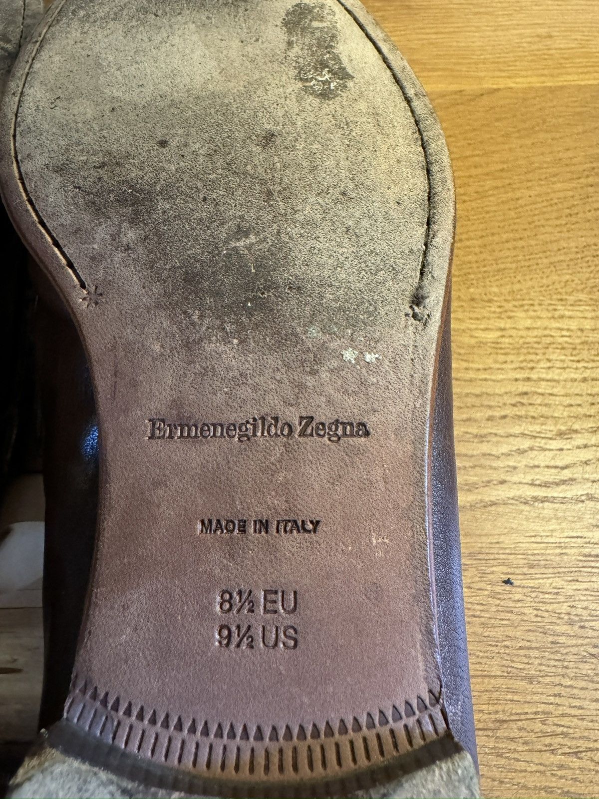 Ermenegildo Zegna Ermenegildo Zegna horsebit mock toe loafer Size 8 1/2 Size US 9.5 / EU 42-43 - 8 Thumbnail