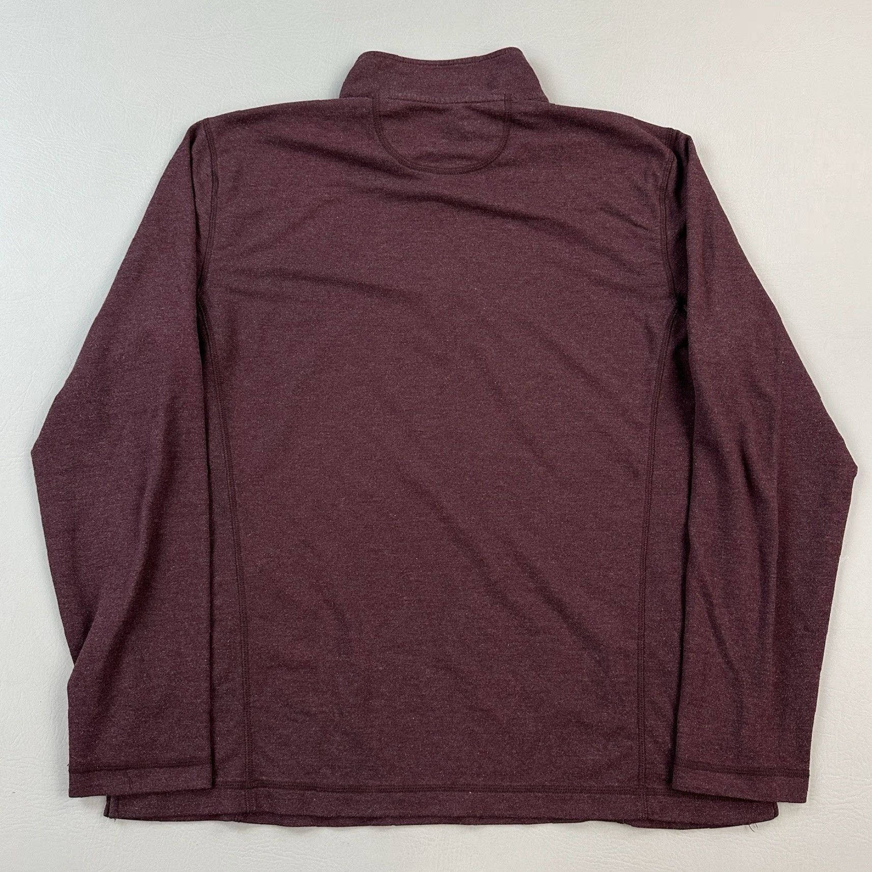 Orvis Orvis Pullover Mens Large Burgundy French Terry 1/4 Zip Outdoor Hiking Casual Shirt Size US L / EU 52-54 / 3 - 7 Thumbnail