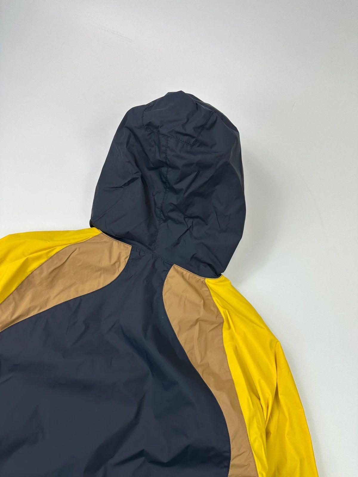 Comme des Garcons CDG Shirt SS2009 Yellow & Blue Block Nylon Hooded Jacket Size US S / EU 44-46 / 1 - 10 Thumbnail