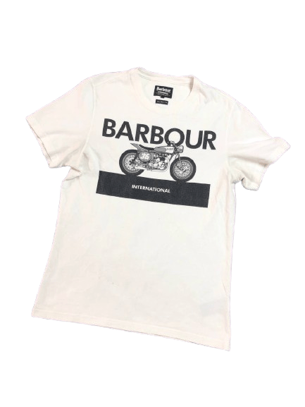 Barbour Barbour Tailored Fit Big Motorbike Print T-Shirt Size S Size US S / EU 44-46 / 1 - 1 Thumbnail