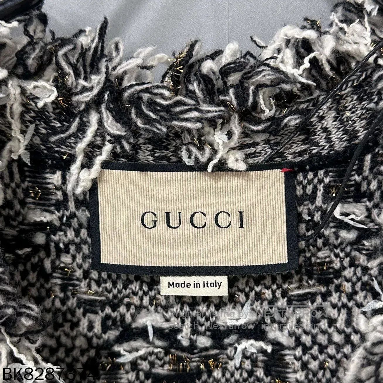 Gucci Gucci Black GG Wool Mohair Cardigan. Size XS / US 0-2 / IT 36-38 - 4 Thumbnail