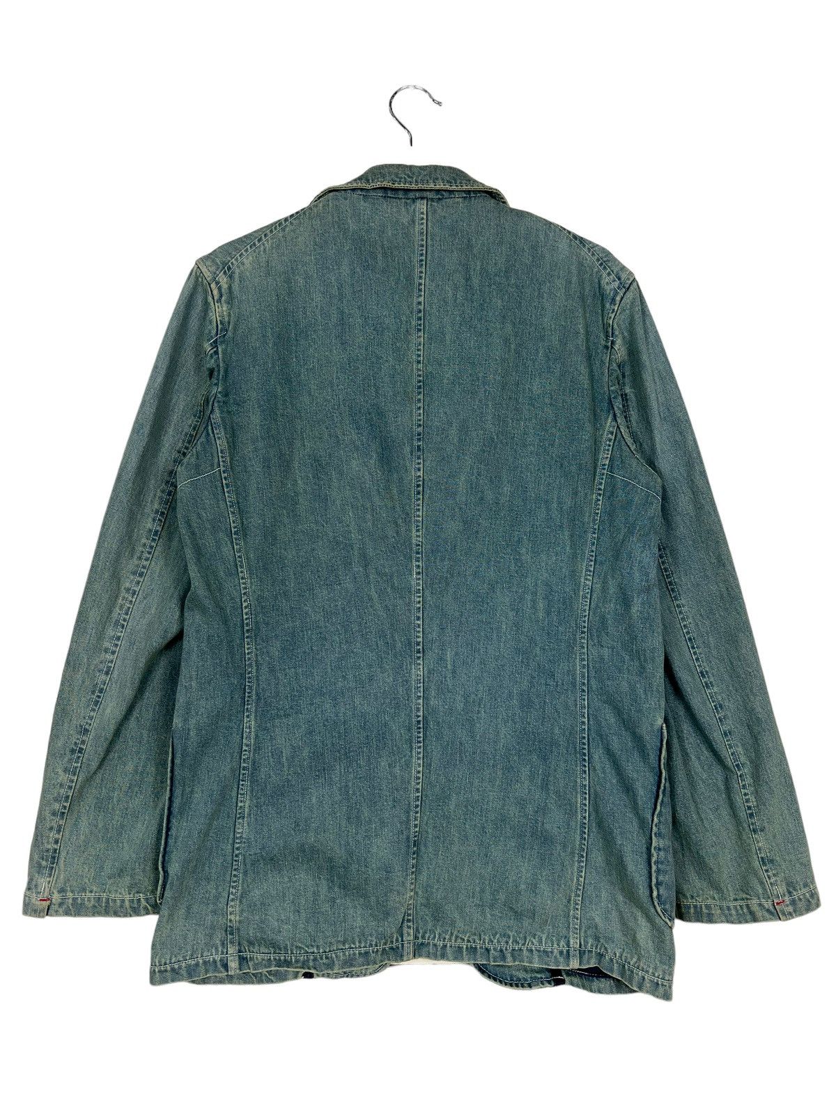 Japanese Brand 🔥 9 SPEC BROKEN DENIM JACKET Size US M / EU 48-50 / 2 - 8 Thumbnail
