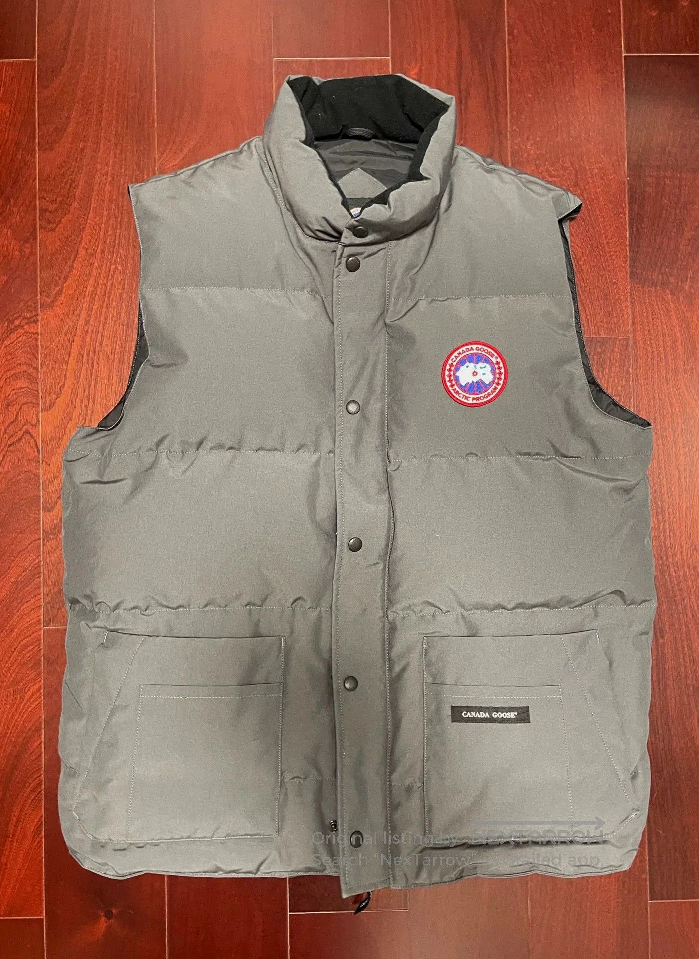 Canada Goose Grey Down Vest in XL Size.