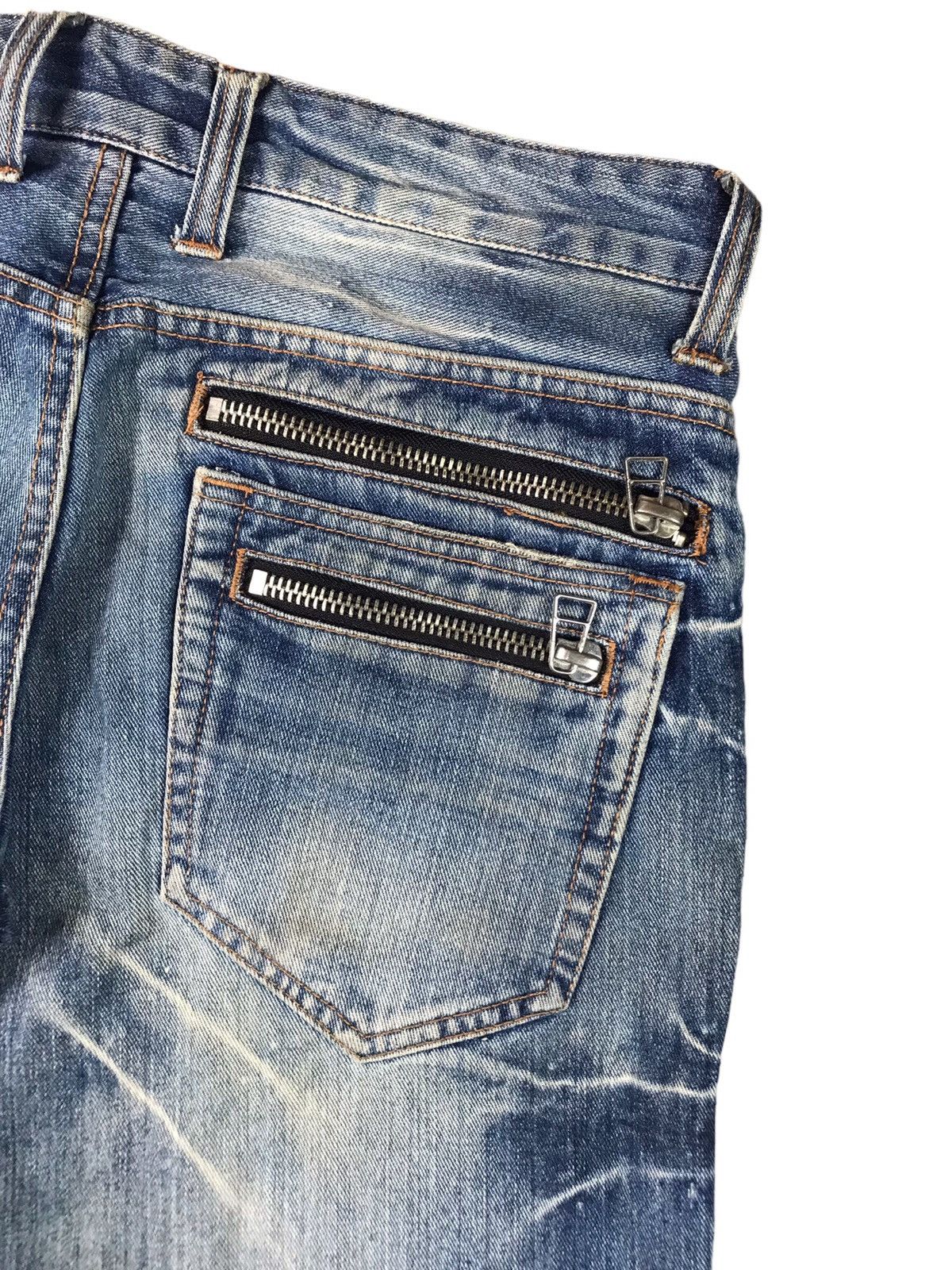 Japanese Brand AUTHENTIC ROOT THREE STYLE BIKERS JEANS Size US 35 - 11 Thumbnail