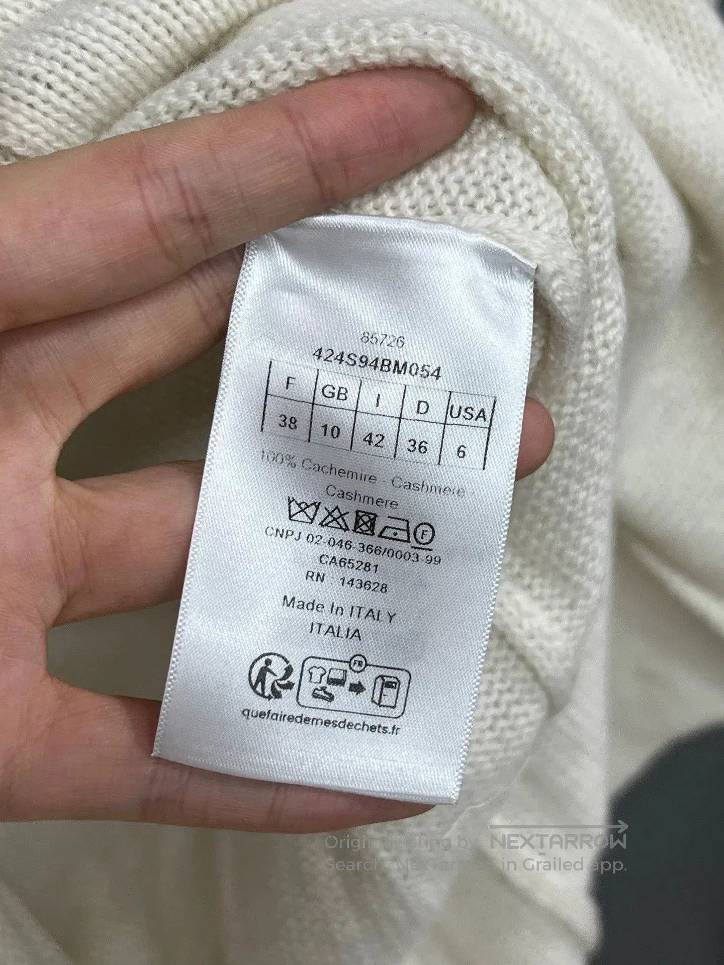 Dior Dior Sun God Knit Top in Ivory. Size M / US 6-8 / IT 42-44 - 4 Thumbnail