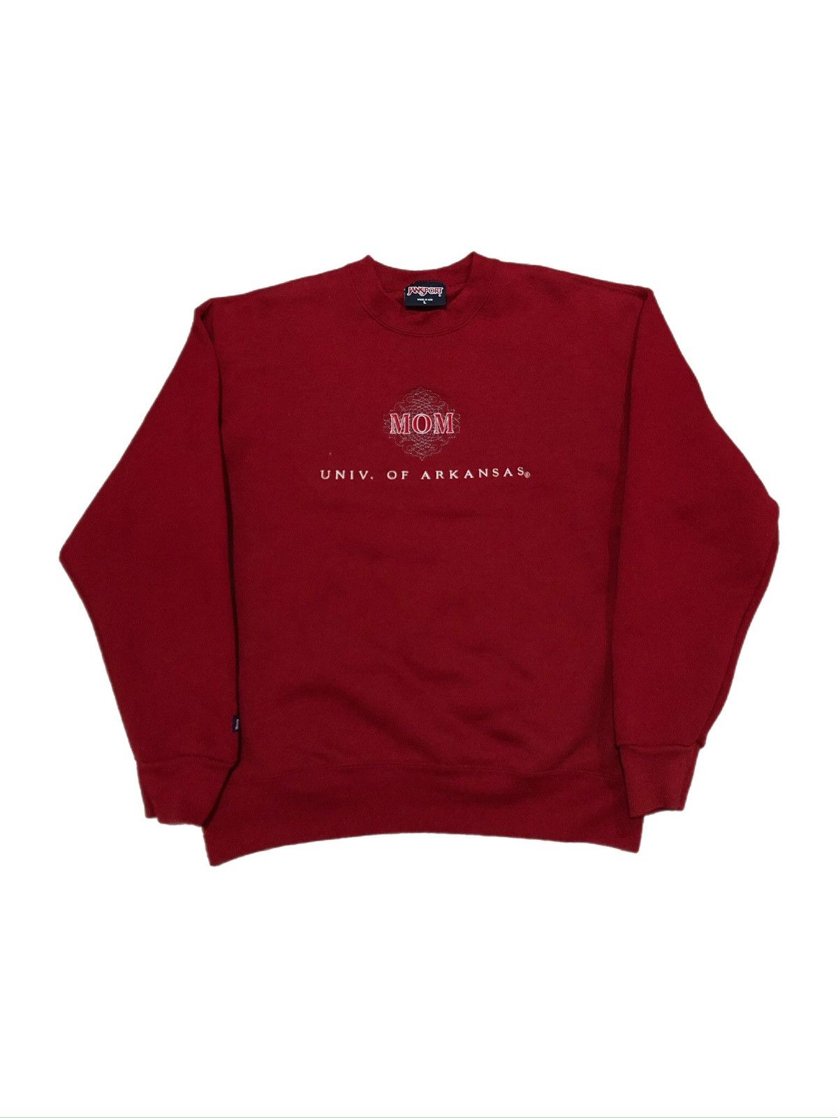 Vintage Vtg 90s University of Arkansas Mom Sweatshirt Size L / US 10 / IT 46 - 1 Thumbnail