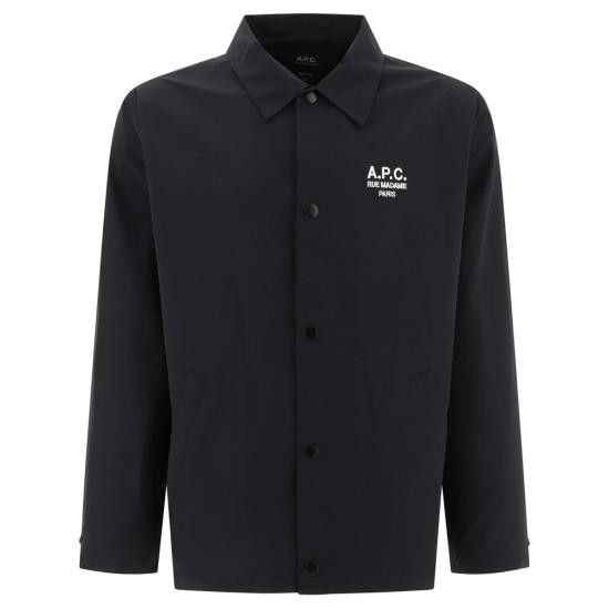 A.P.C. A.P.C. Men Jacket PSAJB H02960 LZZ BLACK Size US L / EU 52-54 / 3 - 1 Thumbnail