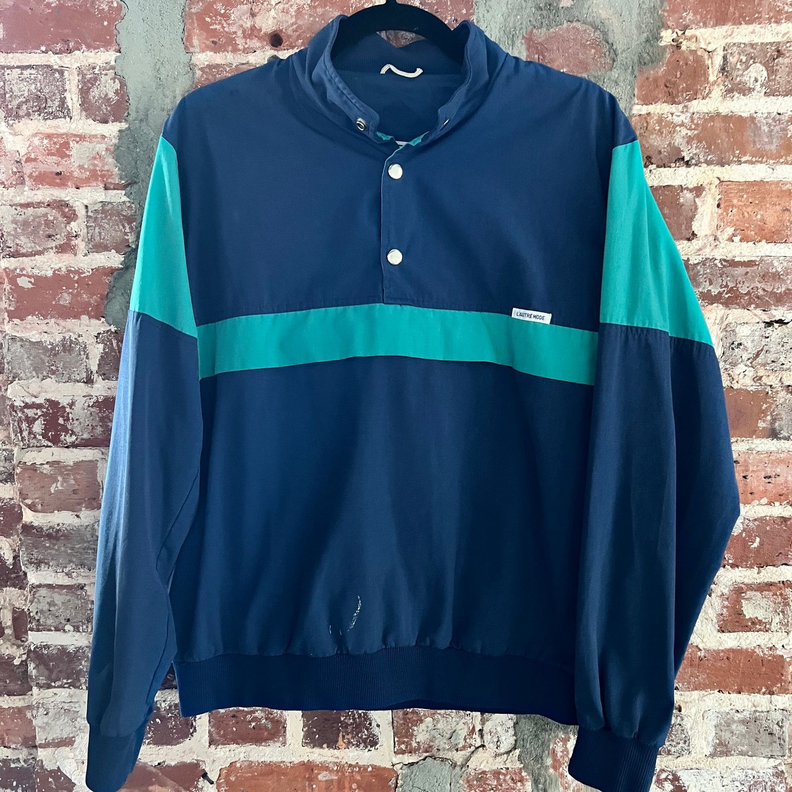 Vintage VTG L'Autre Mode Men's Pullover Jacket L 21x25 Size US L / EU 52-54 / 3 - 2 Thumbnail